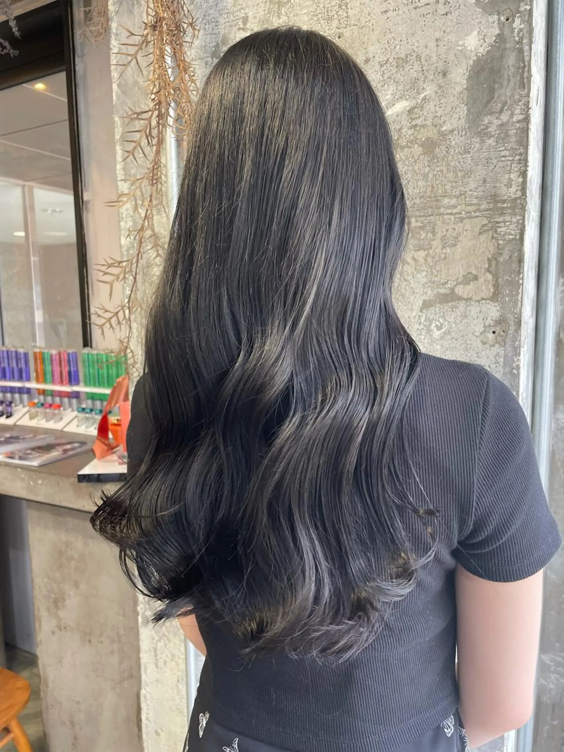 ロング カラー ヘアアレンジ 🫧🇰🇷韓国ヘア レイヤー🐺Yutaのヘアスタイル