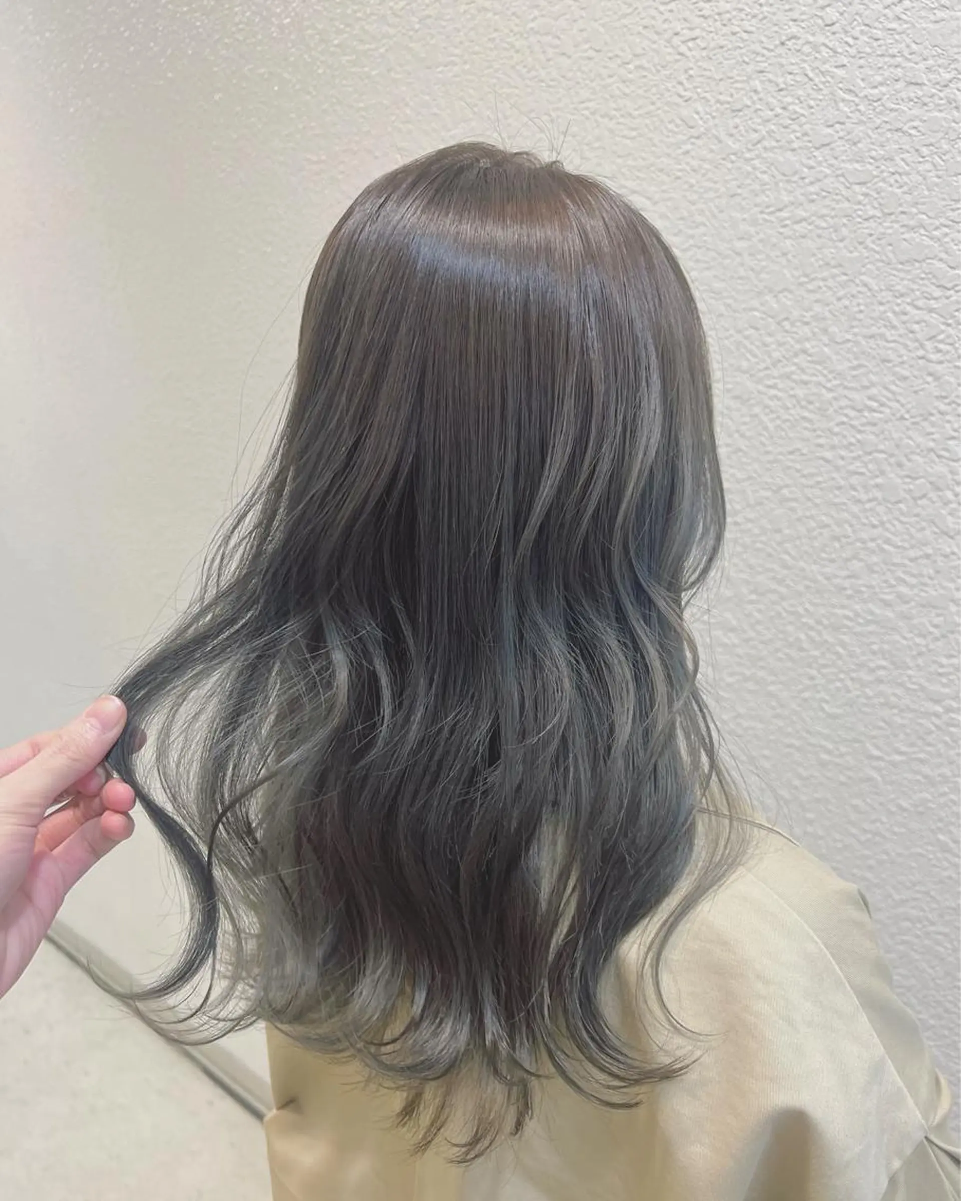 セミロング カット 🎴イトウユウ🎴 #話さない美容師のヘアスタイル