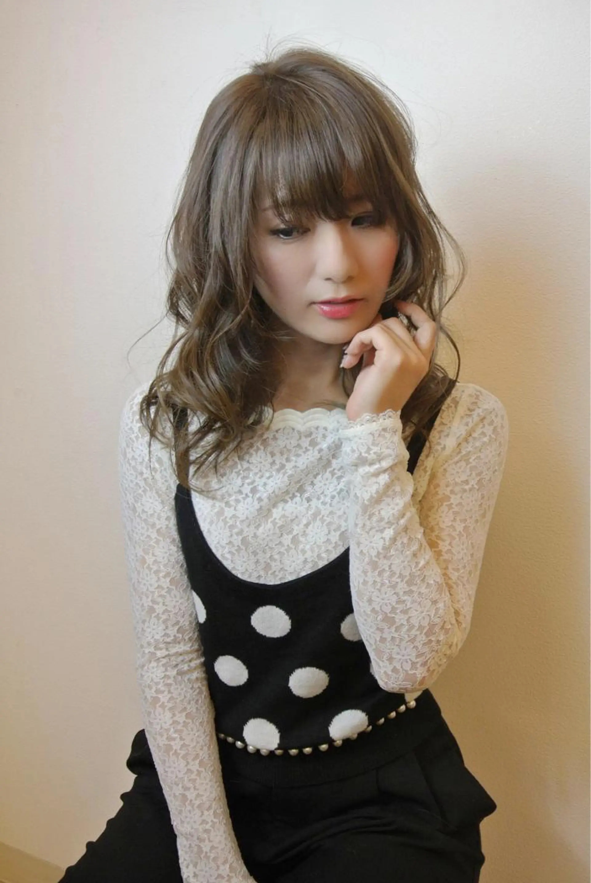 セミロング ブルーム yukiのヘアスタイル