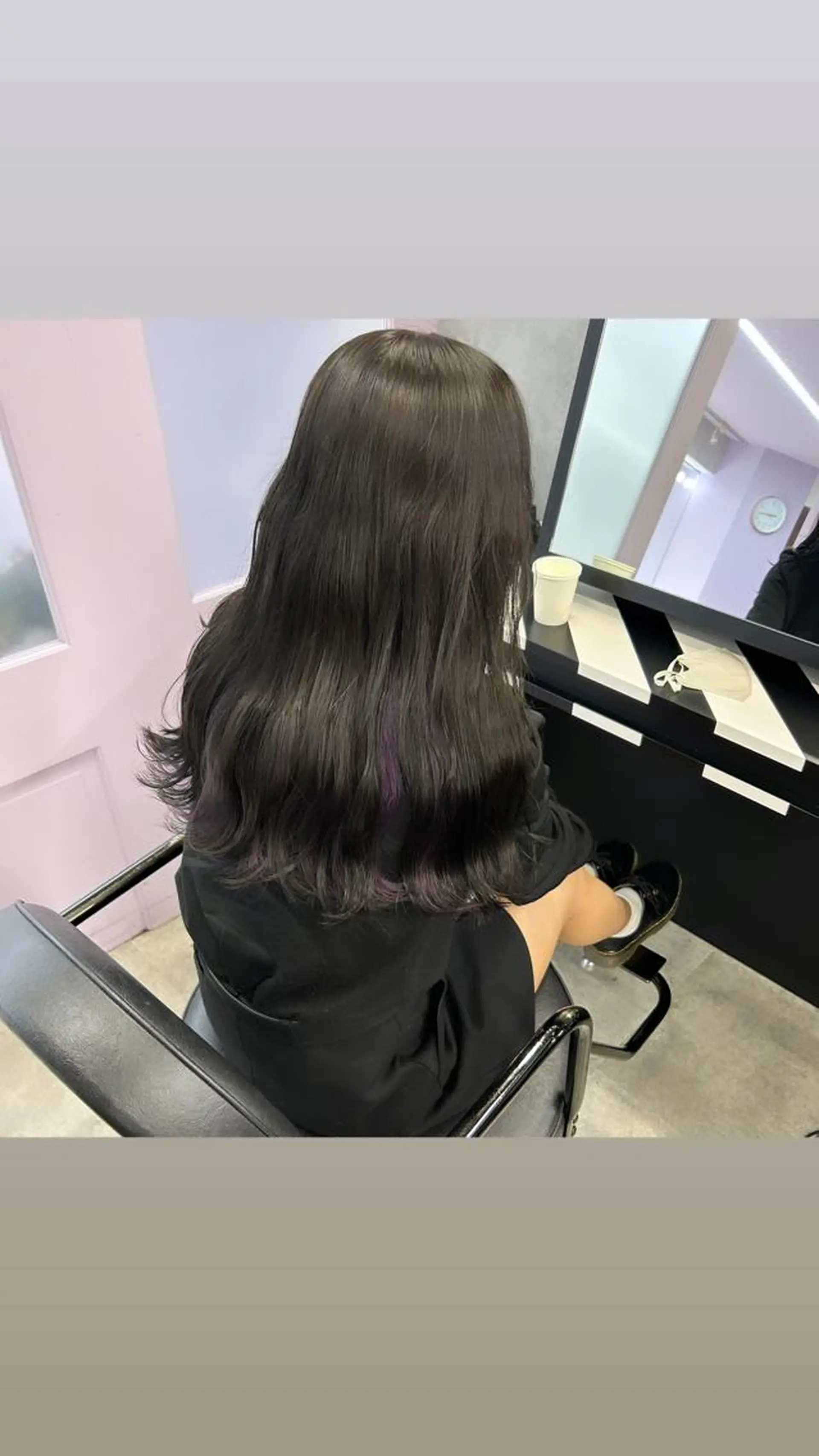 ロング Hui.所属・縮毛矯正・髪質改善 特化 出納 直起のヘアスタイル