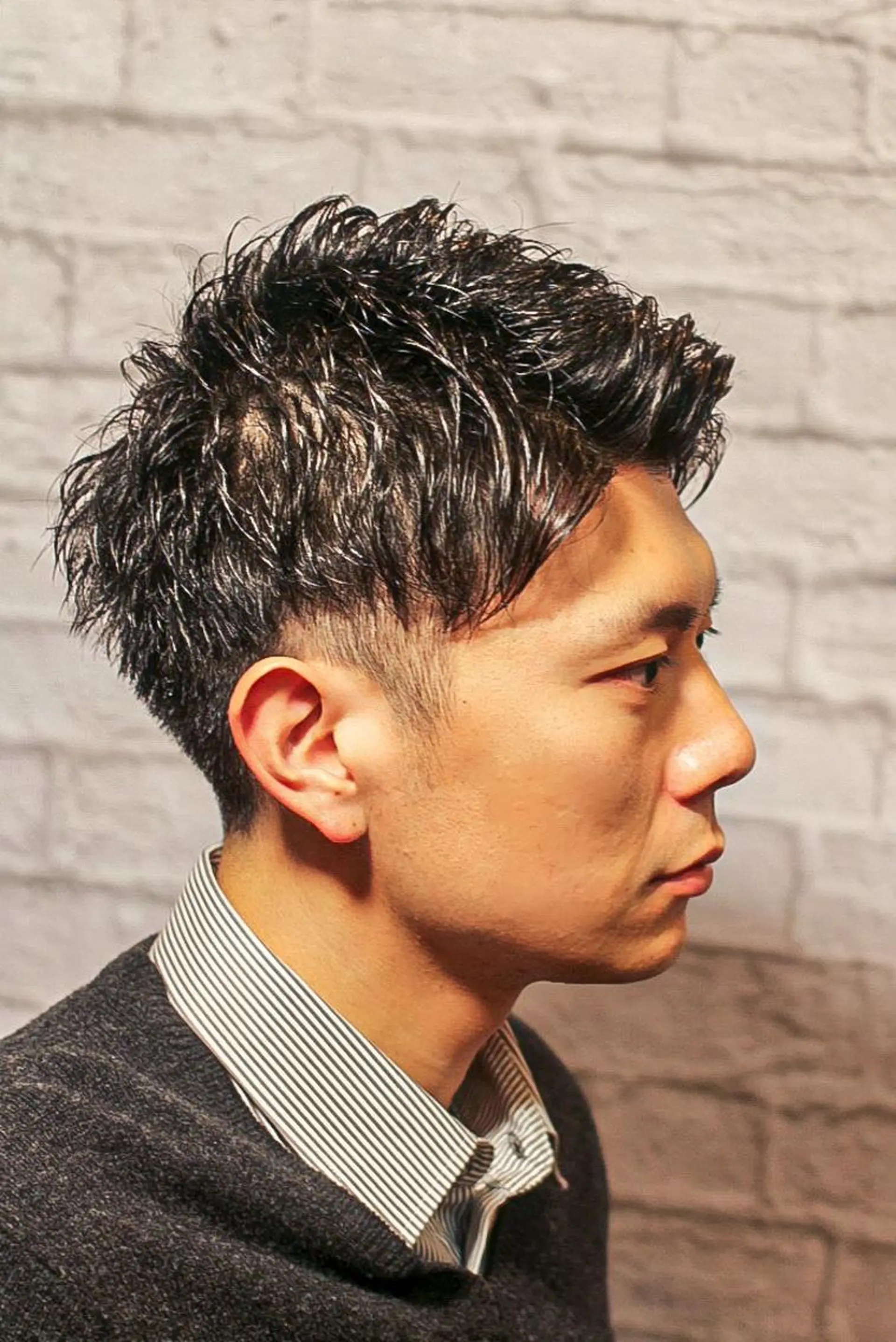ショート メンズ 銀座マツナガ新宿野村ビル店所属・女性理容師 佐藤優菜のヘアスタイル