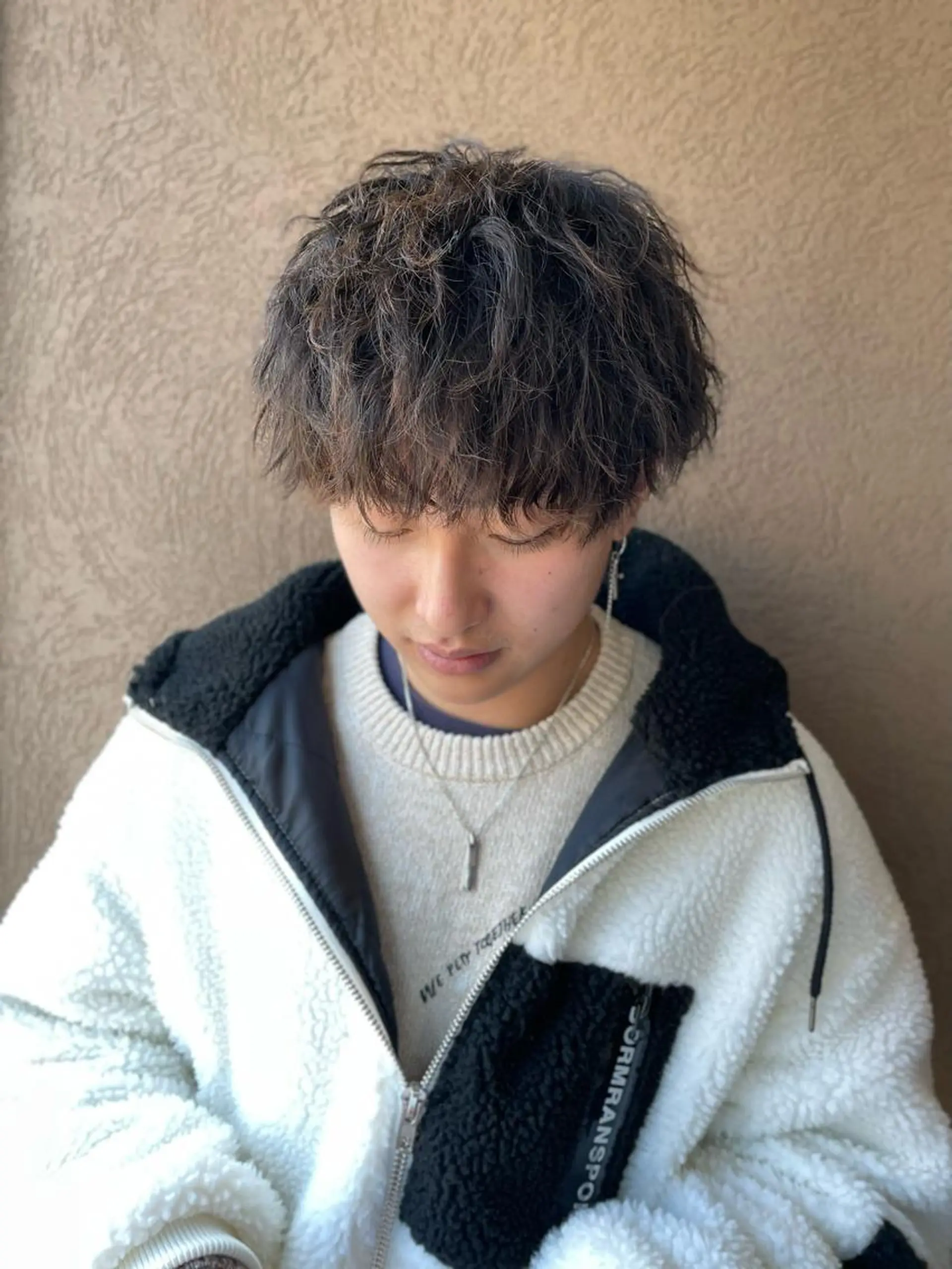 ショート パーマ ヘアアレンジ メンズ 坂尻 嘉珠也のヘアスタイル