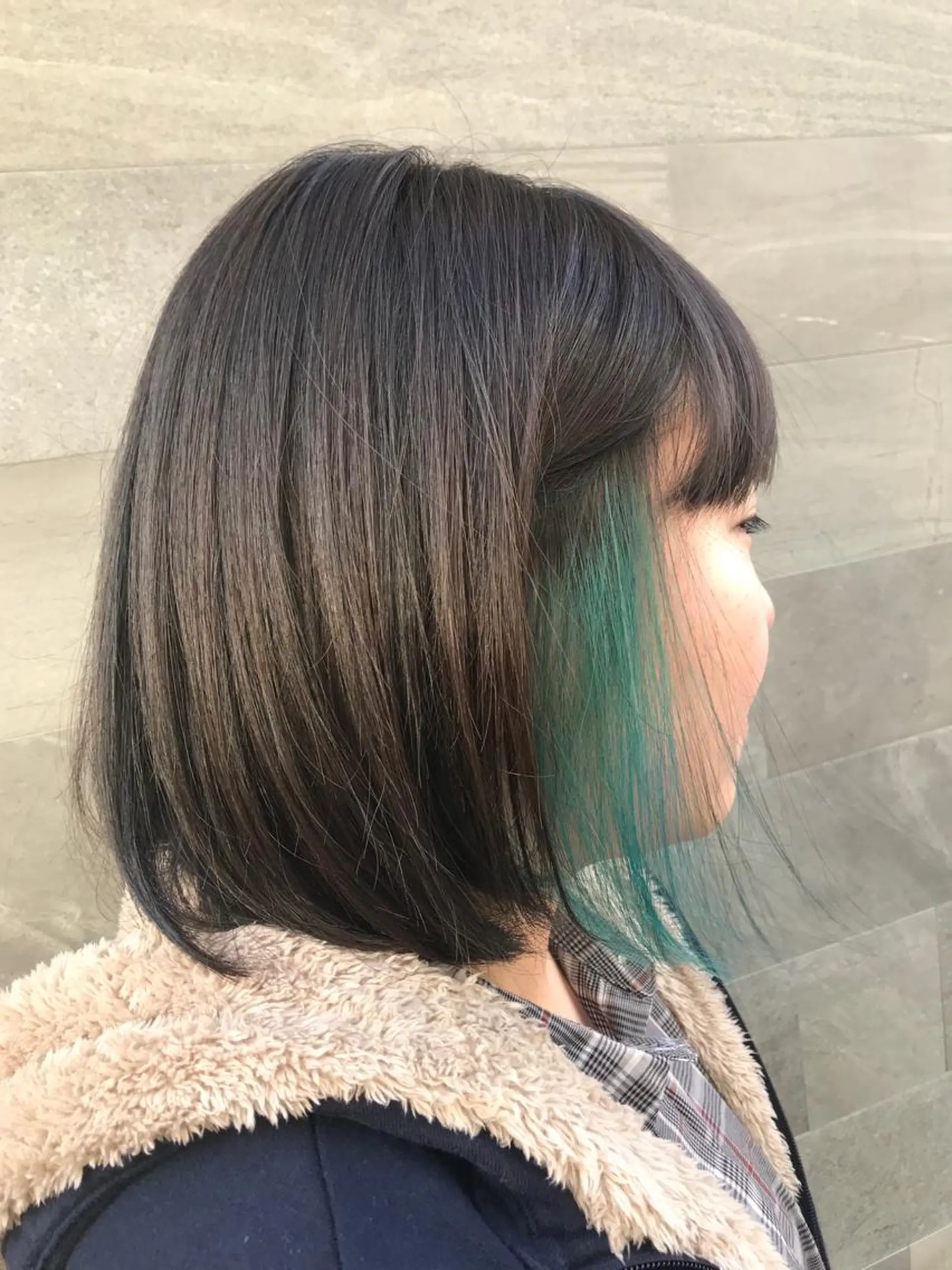カラー ブリーチ ブルーカラー Flan Hair&Spa（フランヘアーアンドスパ）所属・矢部 江里奈のヘアスタイル