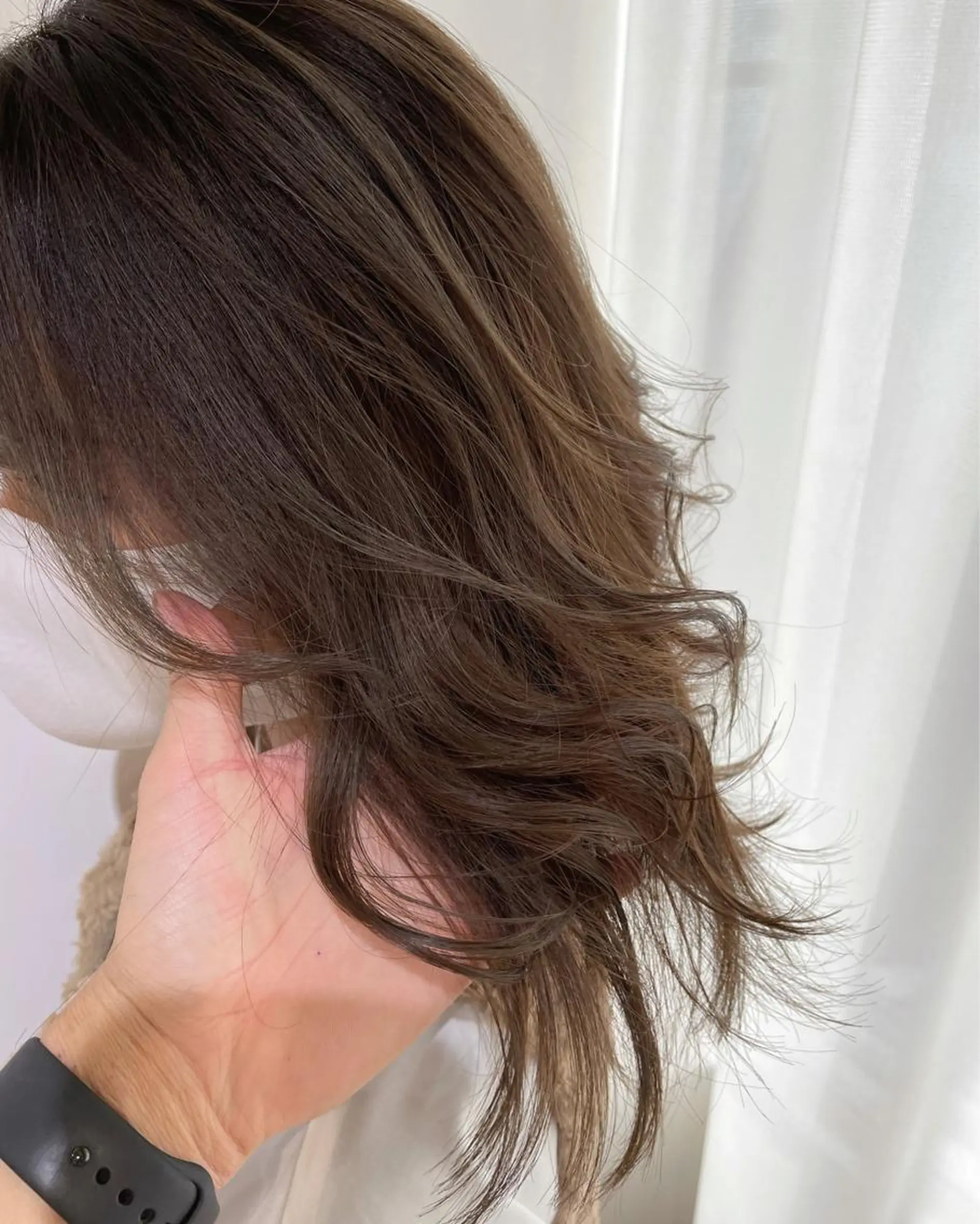 ミディアム カラー ベージュカラー ハイライトカラー ハイライト カット ヘアカラー トリートメント 過去一の柔髪ヘア 🌿IVYjoureのヘアスタイル
