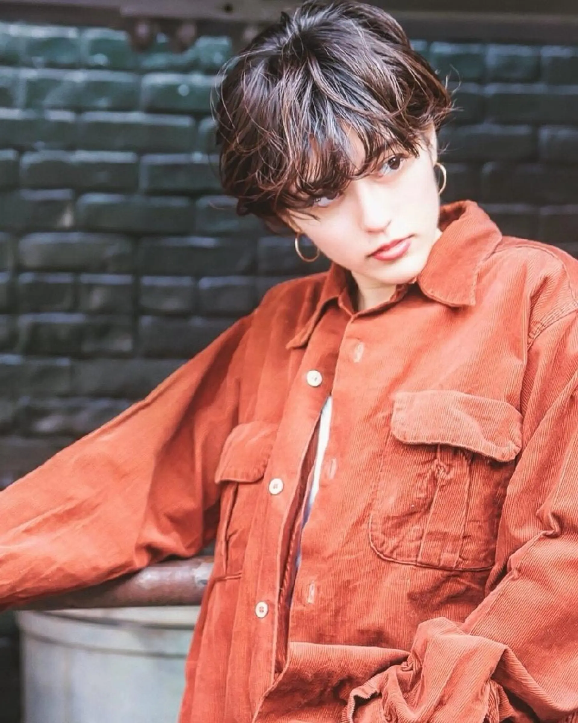 ショート カラー lana hair 新宿 髪質改善トリートメント 新宿三丁目 【ラナヘアー】所属・新宿メンズパーマ TAKEメンズカットのヘアスタイル