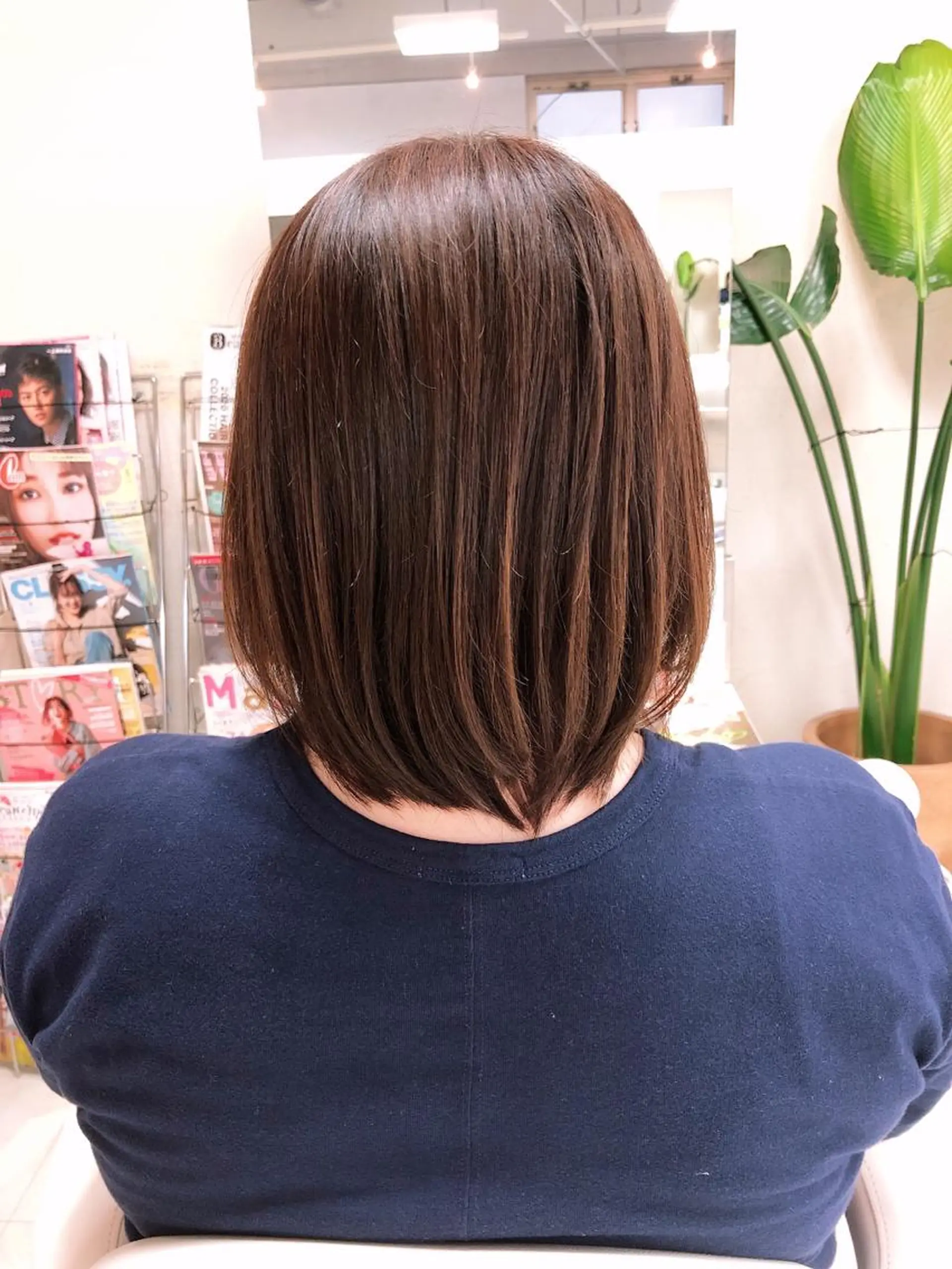 ショート カット 縮毛矯正 阿部 美咲のヘアスタイル