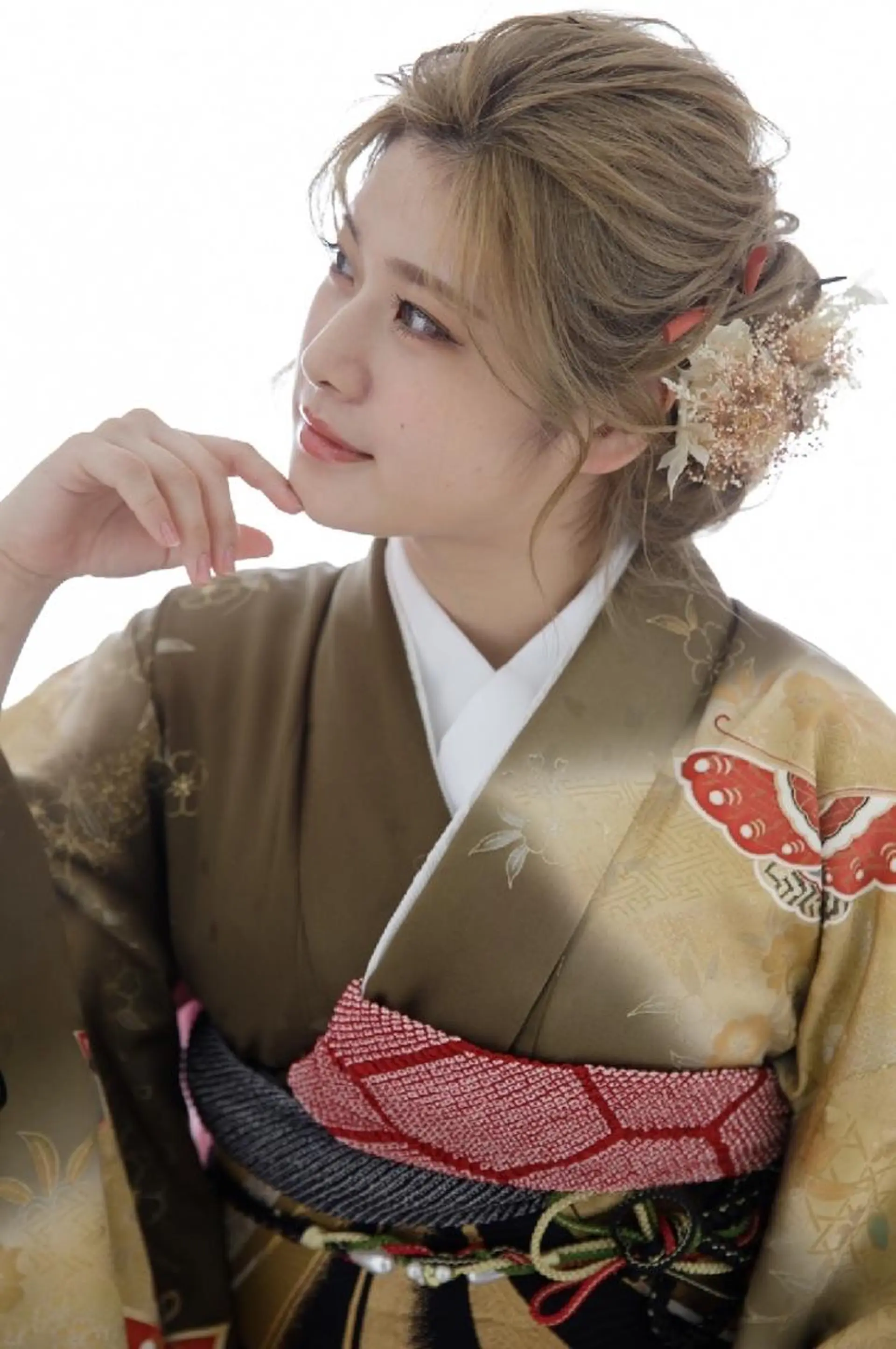 ミディアム ヘアアレンジ 成人式 結婚式・ブライダル 浴衣 ヘアセット Rarely beauty所属・Rarely  beautyのヘアスタイル