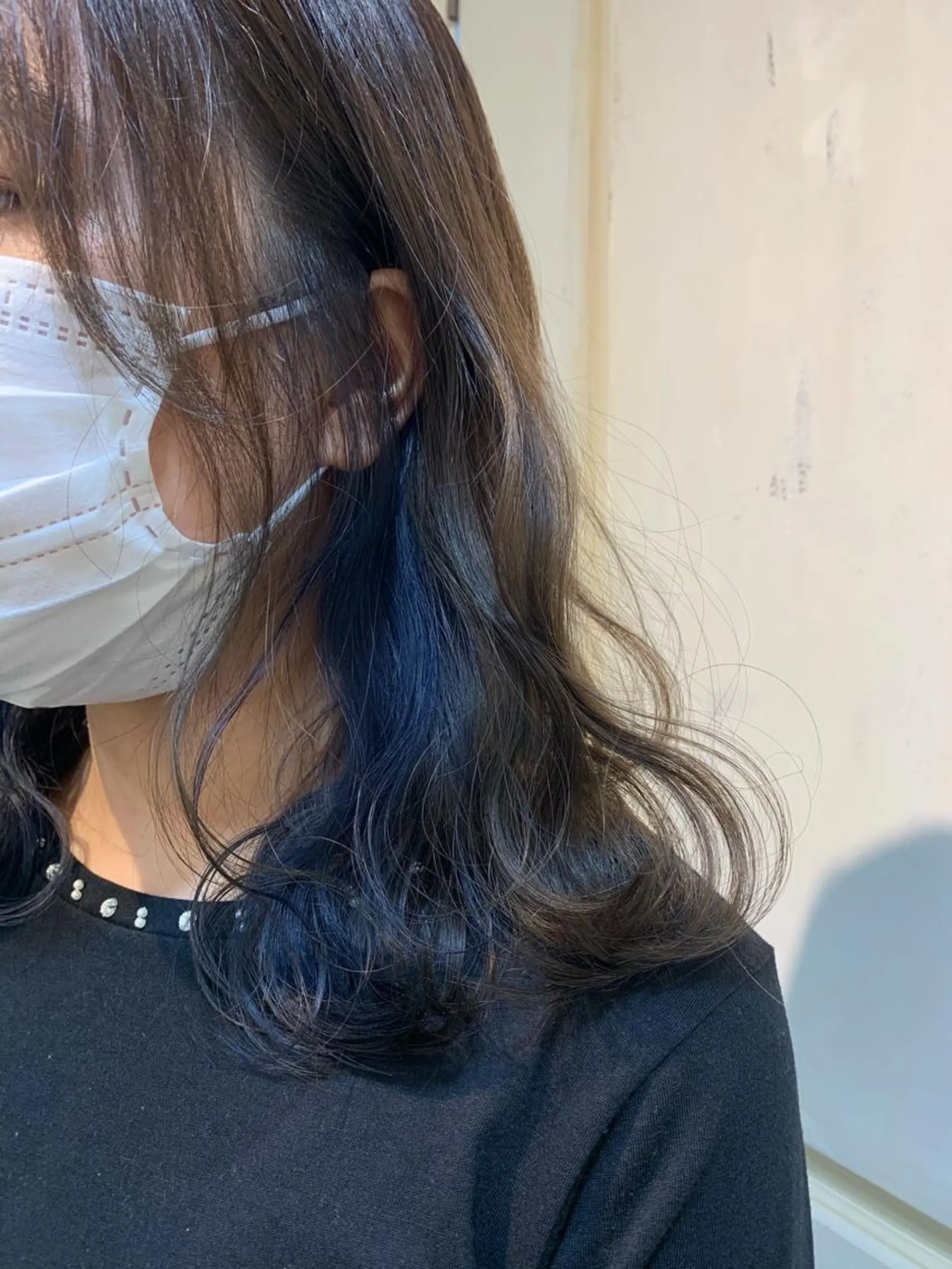 セミロング カラー ヘアアレンジ ヘアカラー kei/透明感カラー /ベージュ/髪質改善のヘアスタイル