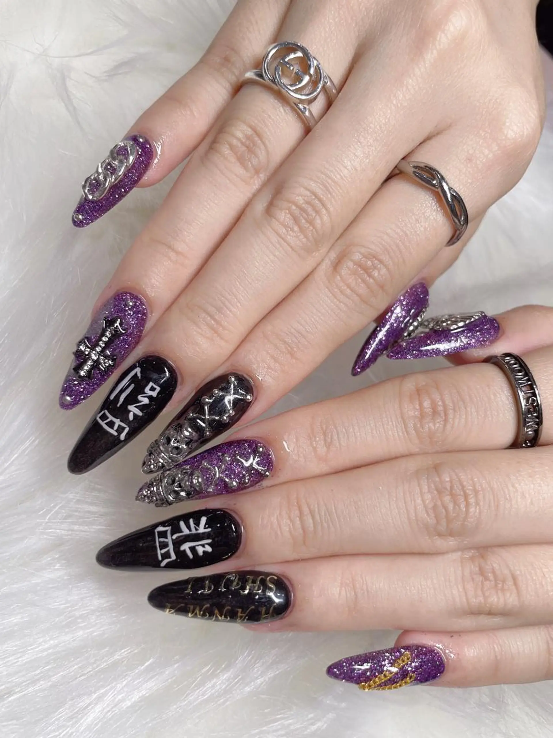 ロング ネイル ハンドネイル 《LB》ラブリエ Nail&eyeのマツエク・マツパデザイン