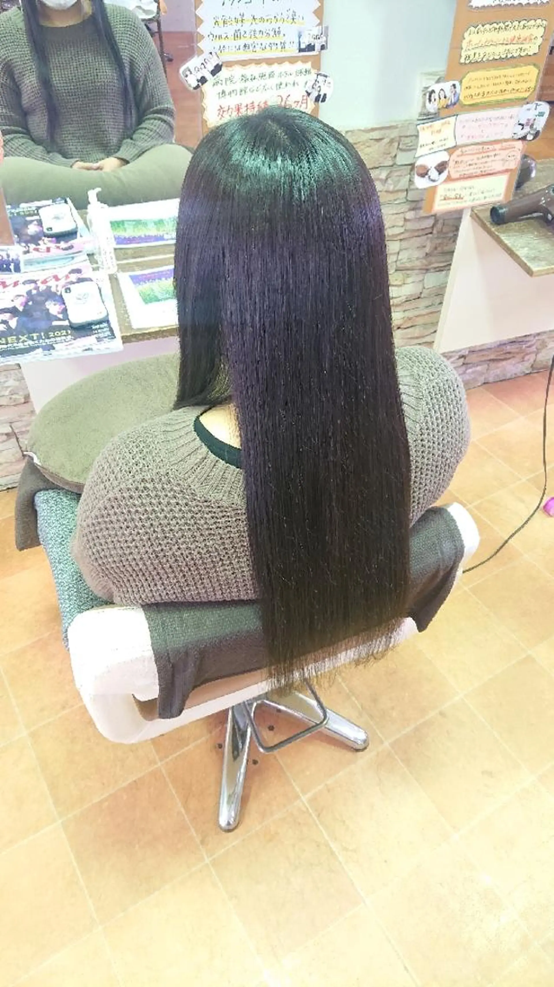 ロング カラー アッシュ LINK所属・山口 彩海のヘアスタイル