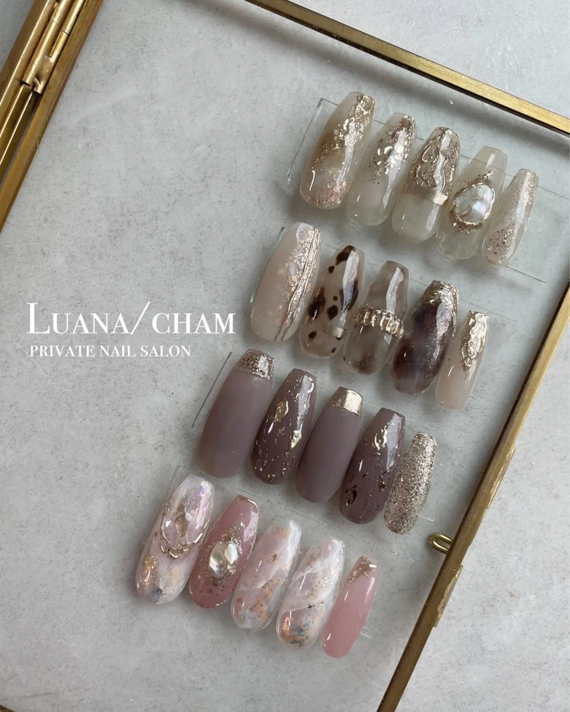 ロング ネイル ハンドネイル nail salon neigeのネイルデザイン