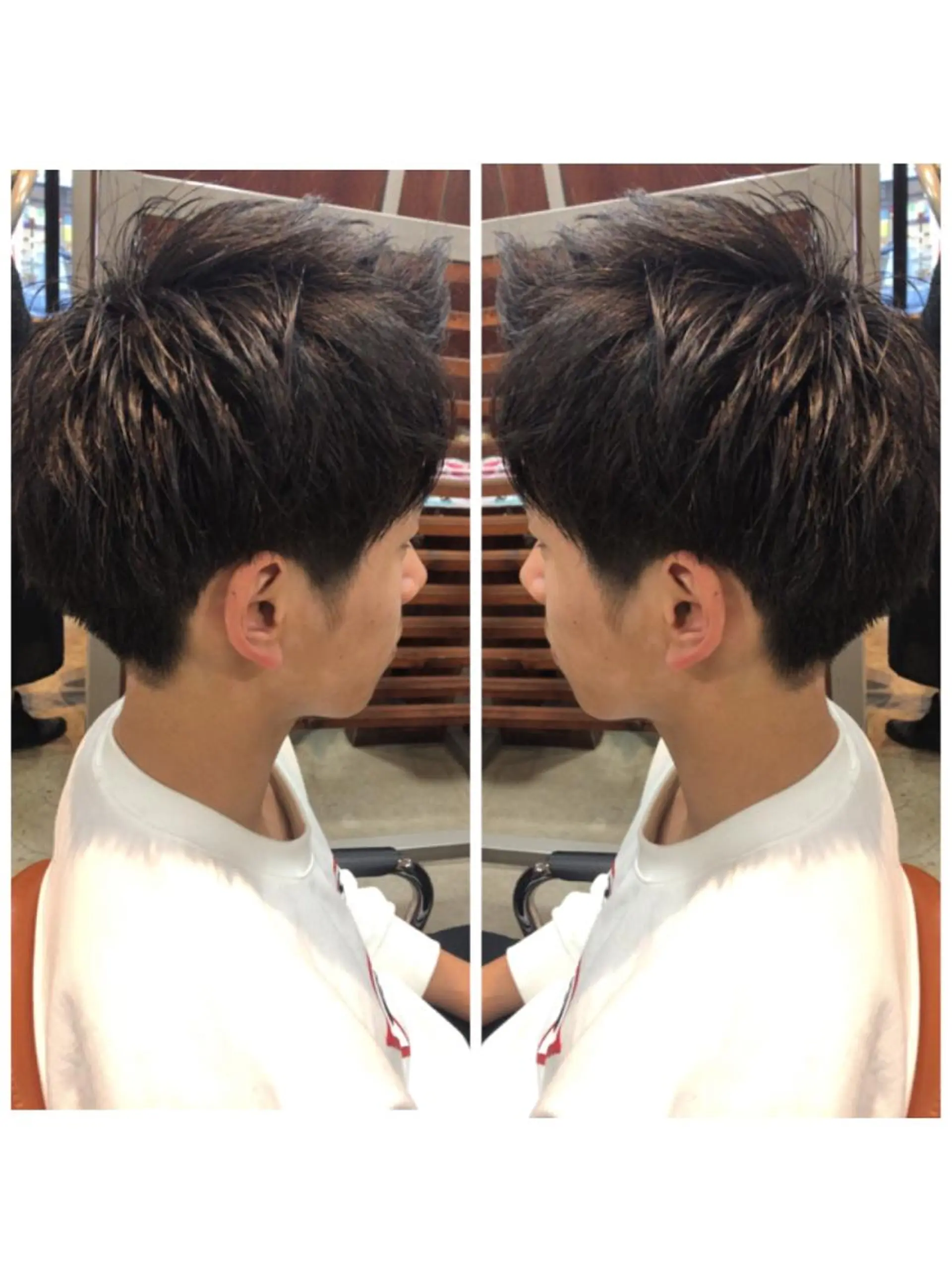 ショート メンズ カット 品田 真里のヘアスタイル