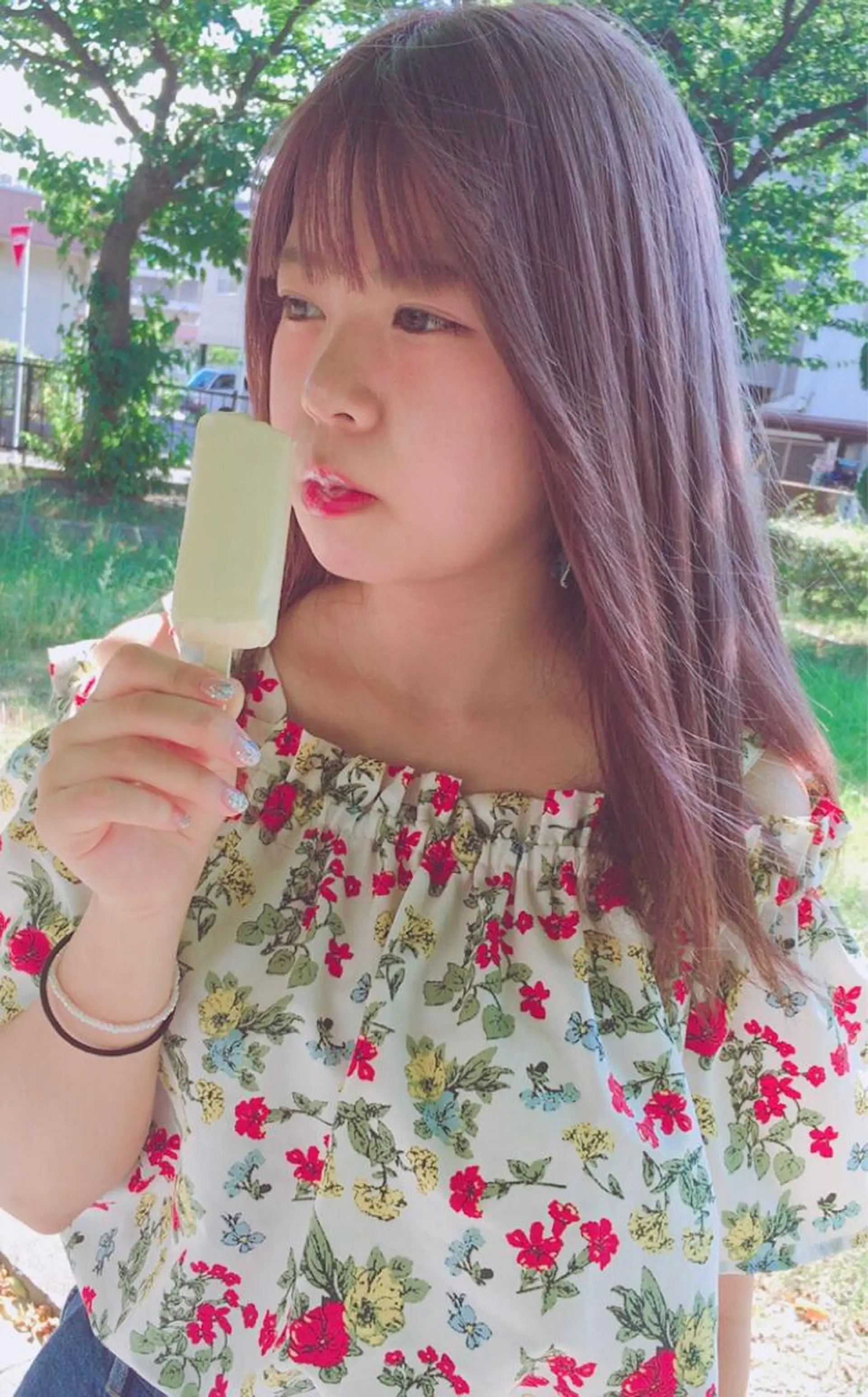 ロング カラー カット ヘアカラー トリートメント 清永 隆二のヘアスタイル