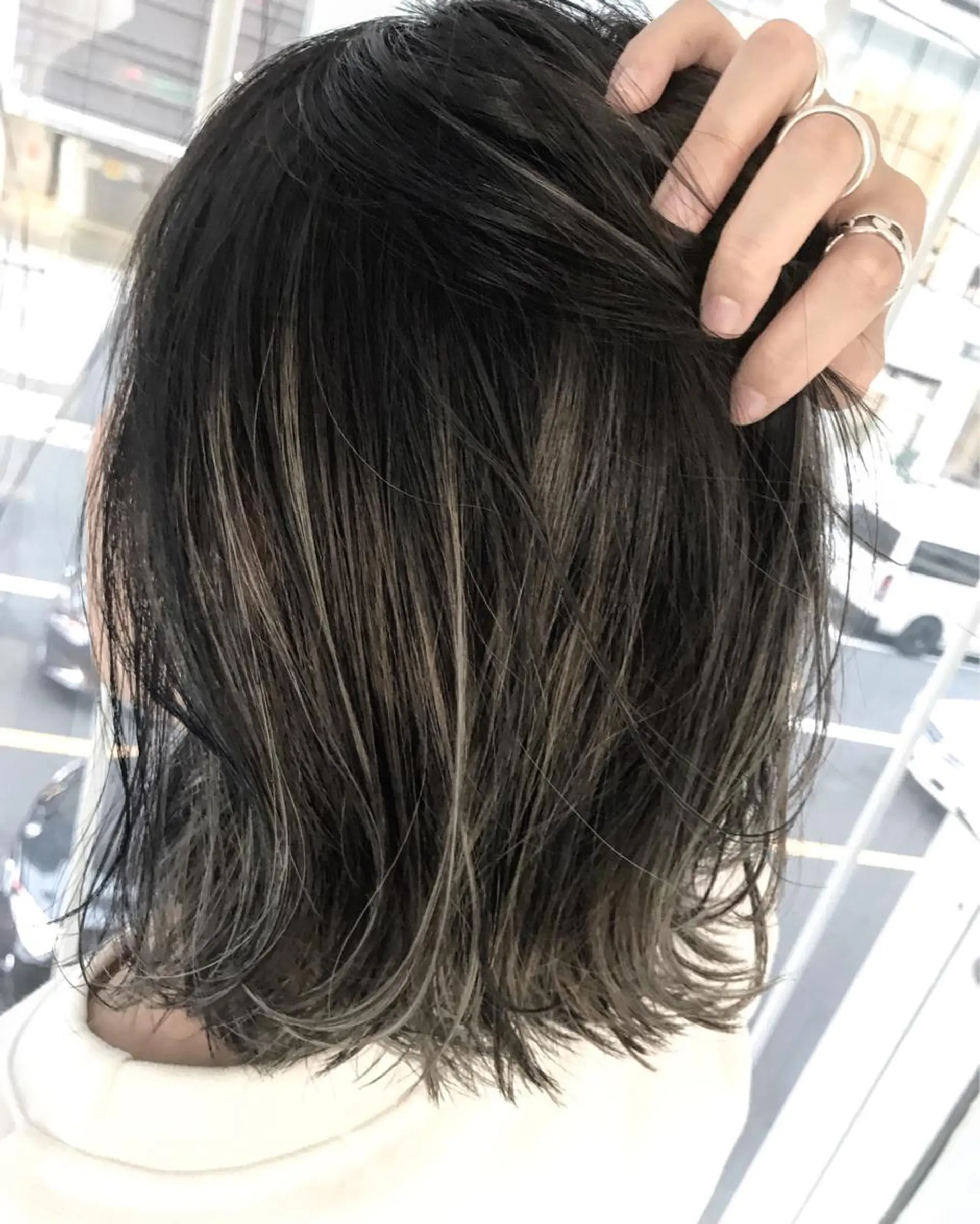 ショート カラー アディクシーカラー ブリーチ ハイライトカラー イルミナカラー ハイライト カット ヘアカラー トリートメント ヘアセット LAS 代表 ナガカワ コウヘイのヘアスタイル