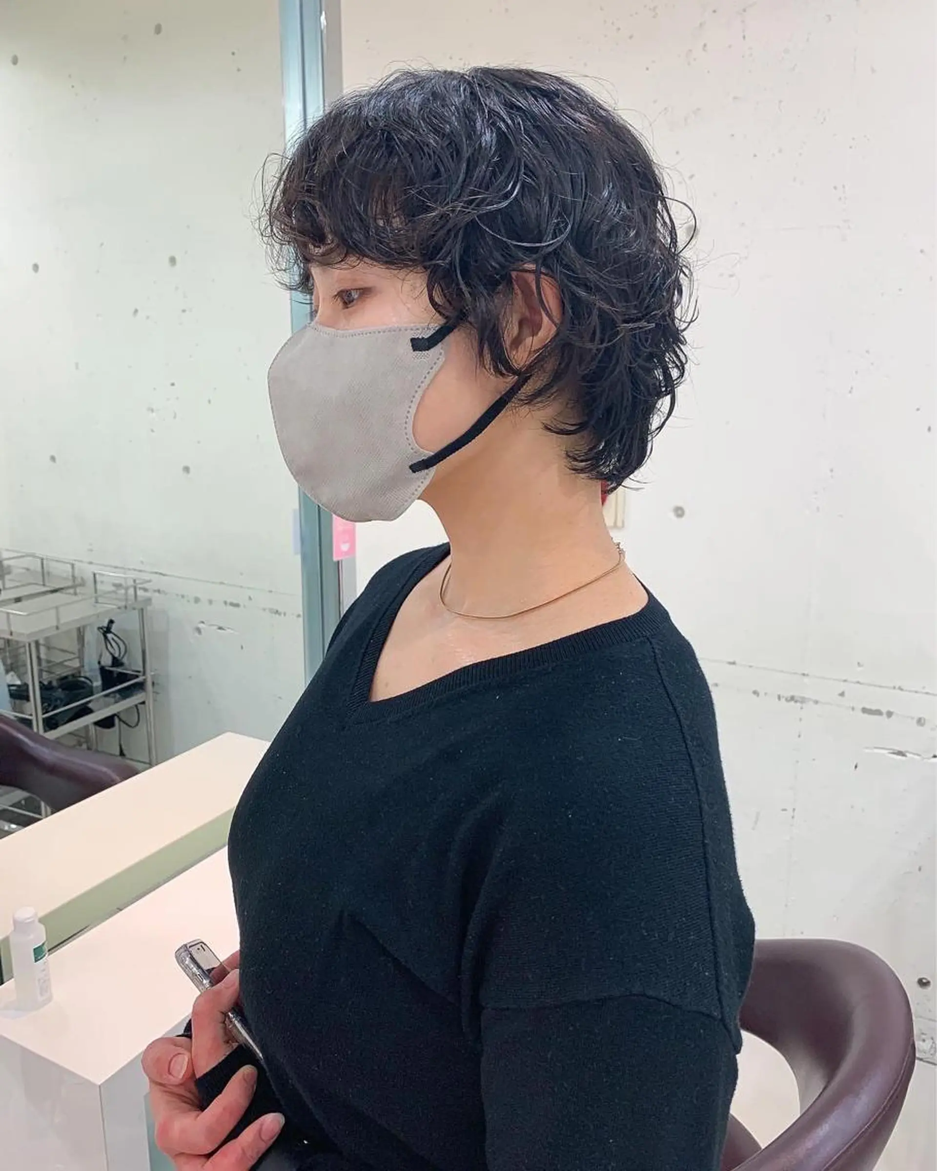 ショート パーマ ウルフカット 原宿パーマ kazuのヘアスタイル