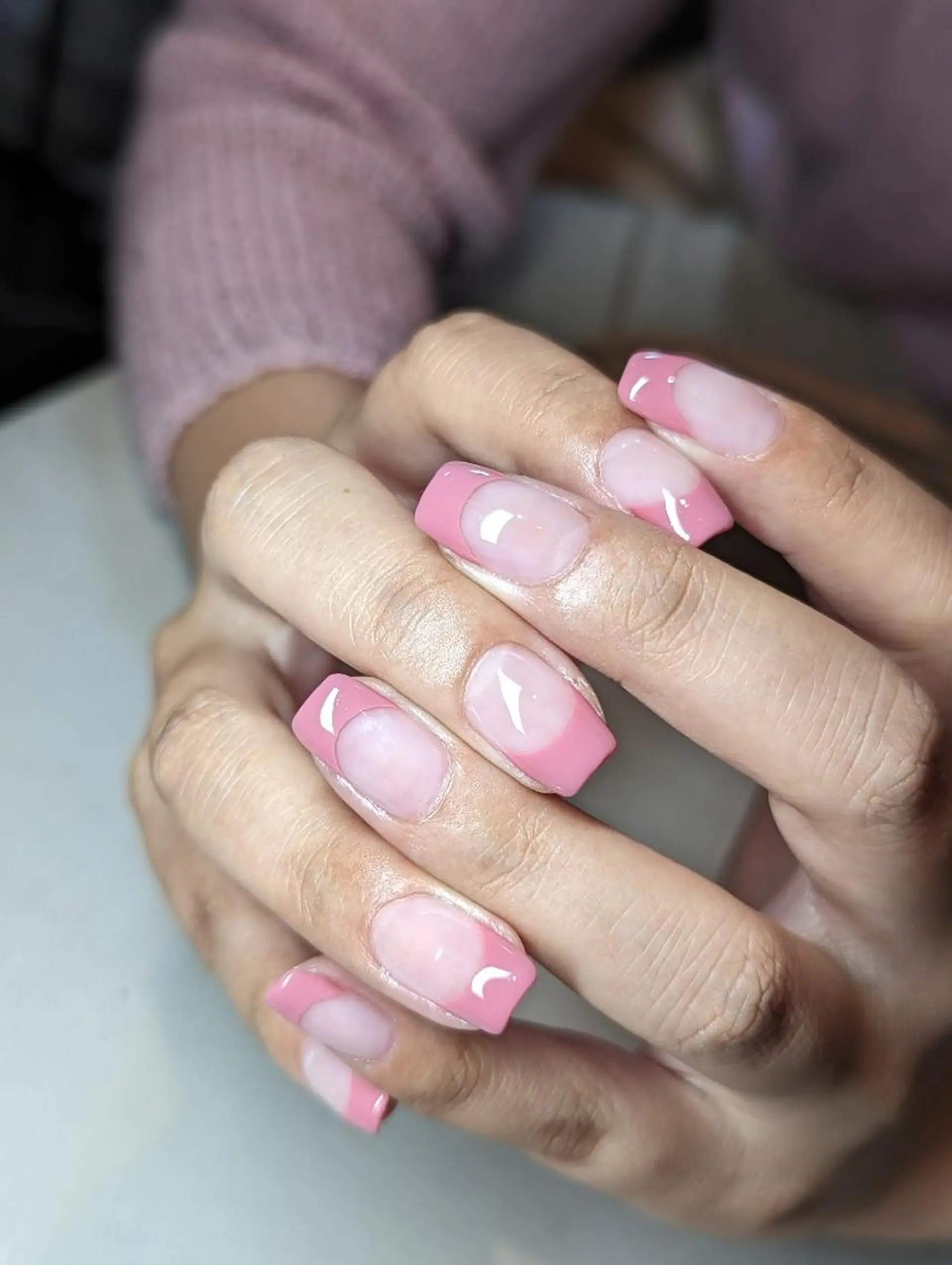 ネイル フレンチネイル ハンドネイル Nailsalon BEeR。のネイルデザイン