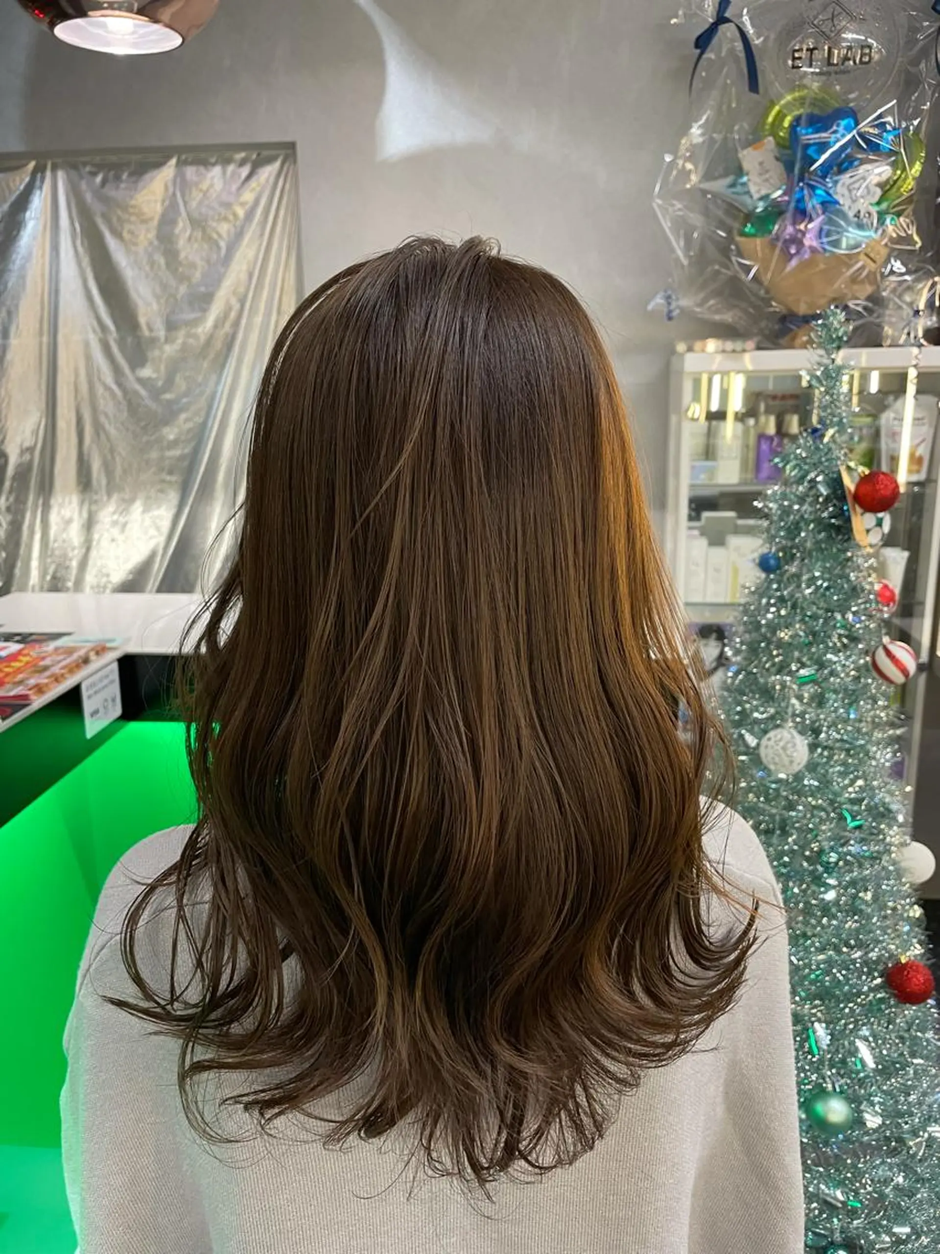 セミロング カラー ヨシンモリ 韓国風ヘア カット ヘアカラー トリートメント TMJ所属・バズる韓国ヘア 🇰🇷溝邊　拓麿のヘアスタイル