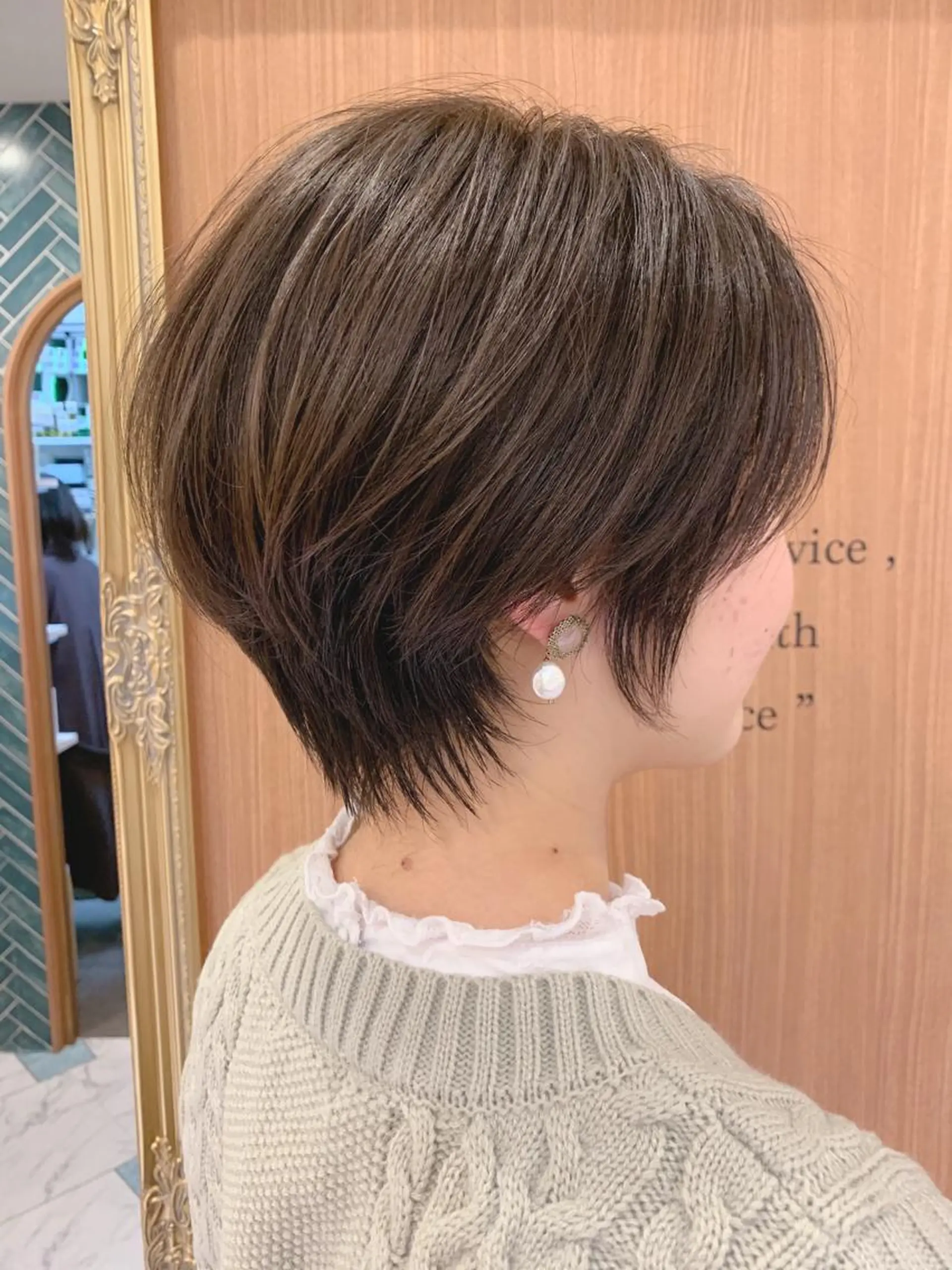 ショート くびれヘア ショートヘア Lond enikaのヘアスタイル