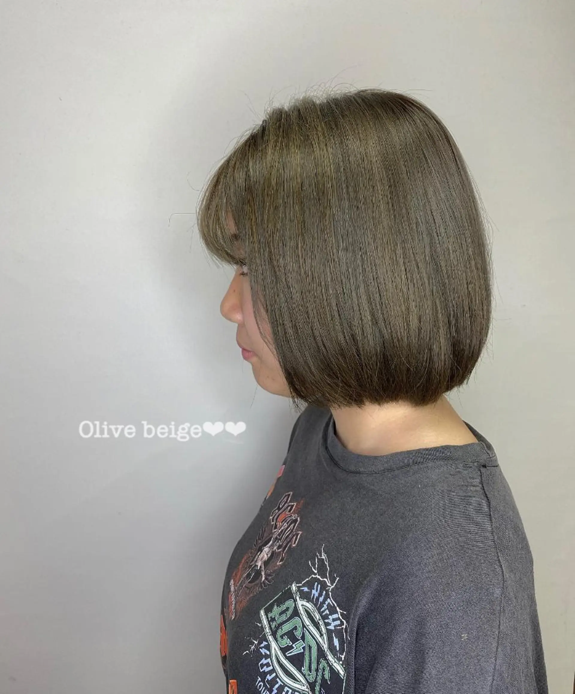 ミディアム カラー ヘアアレンジ ヘアカラー トリートメント HAIRSALONLOOP所属・川上 麻梨阿のヘアスタイル