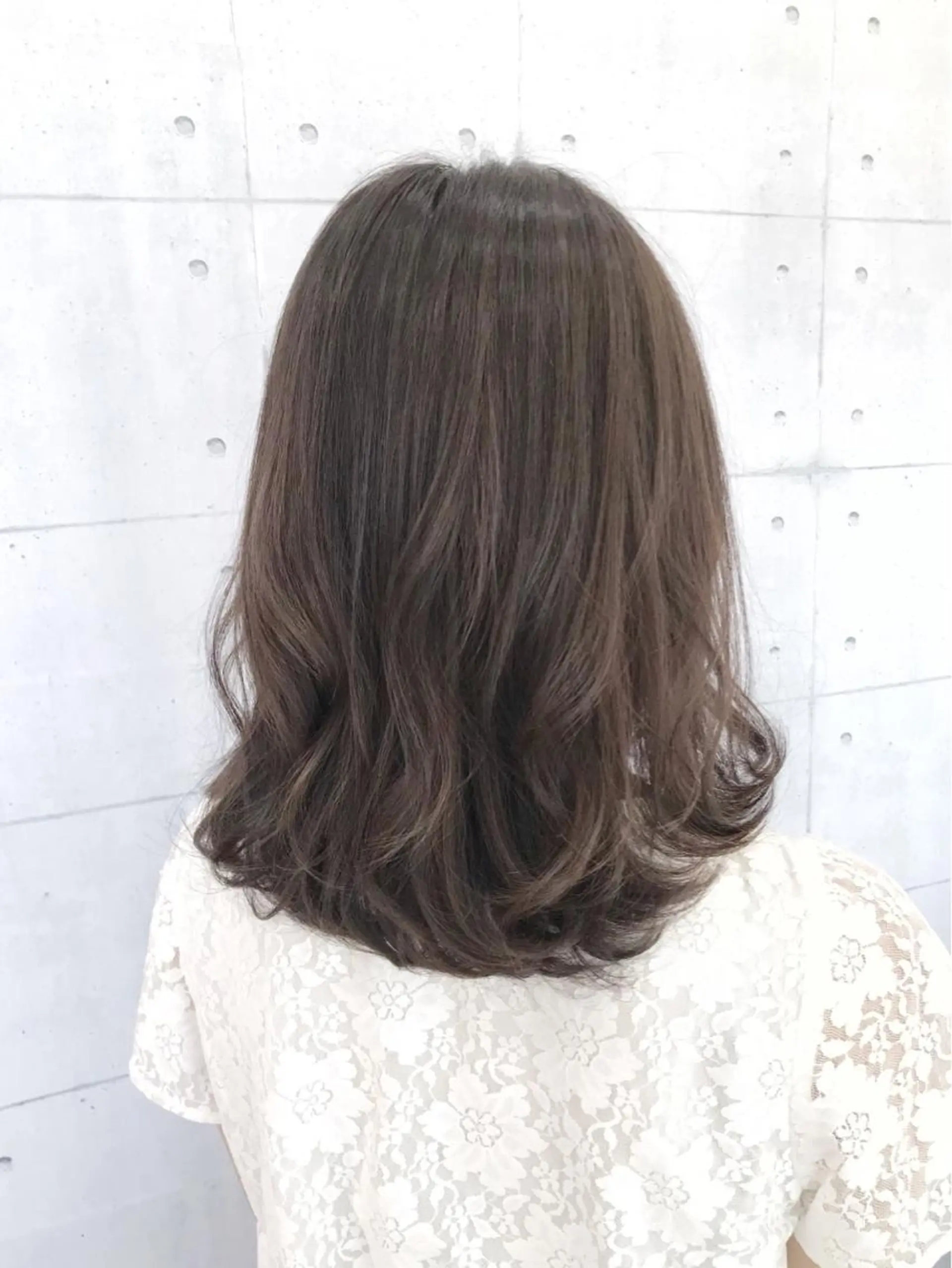 ミディアム カラー 透明感カラー イルミナカラー カット ヘアカラー トリートメント 高木 麻知子のヘアスタイル