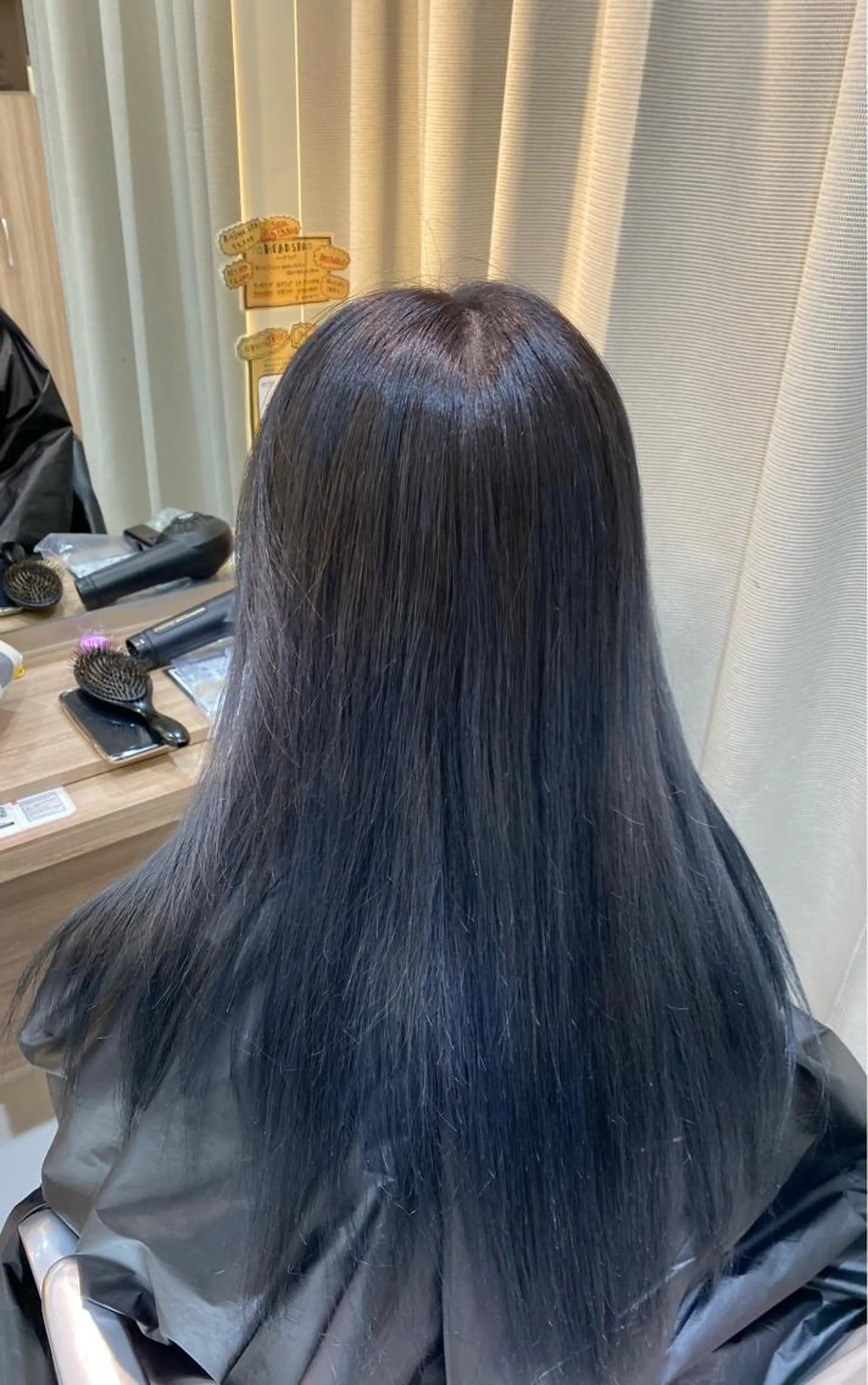 ロング カラー ブルーカラー ハイライトカラー シルバー ハイライト 🌱メンズパーマ🌱 篠崎 はやとのヘアスタイル