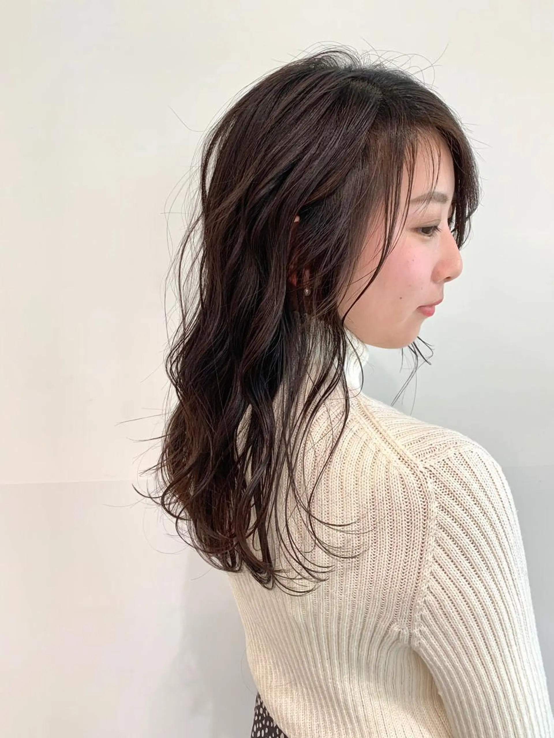 ロング カラー カット ヘアカラー トリートメント 🌟大切な前髪🌟 吉田こいちのヘアスタイル