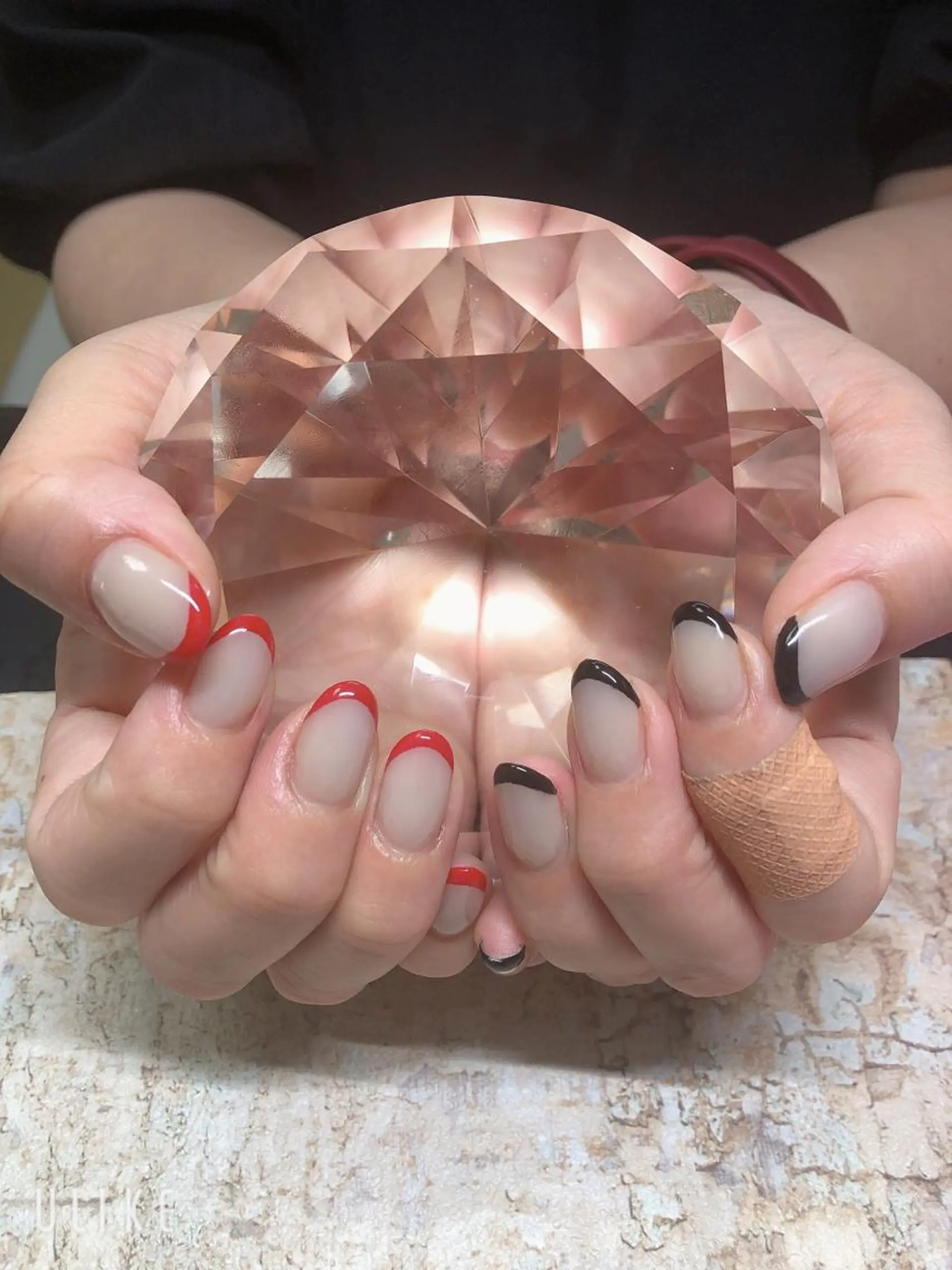 ネイル アートネイル フレンチネイル ジェルネイル グラデーション 韓国ネイル Nail room Bimano所属・Bimano seica♡+°のネイルデザイン