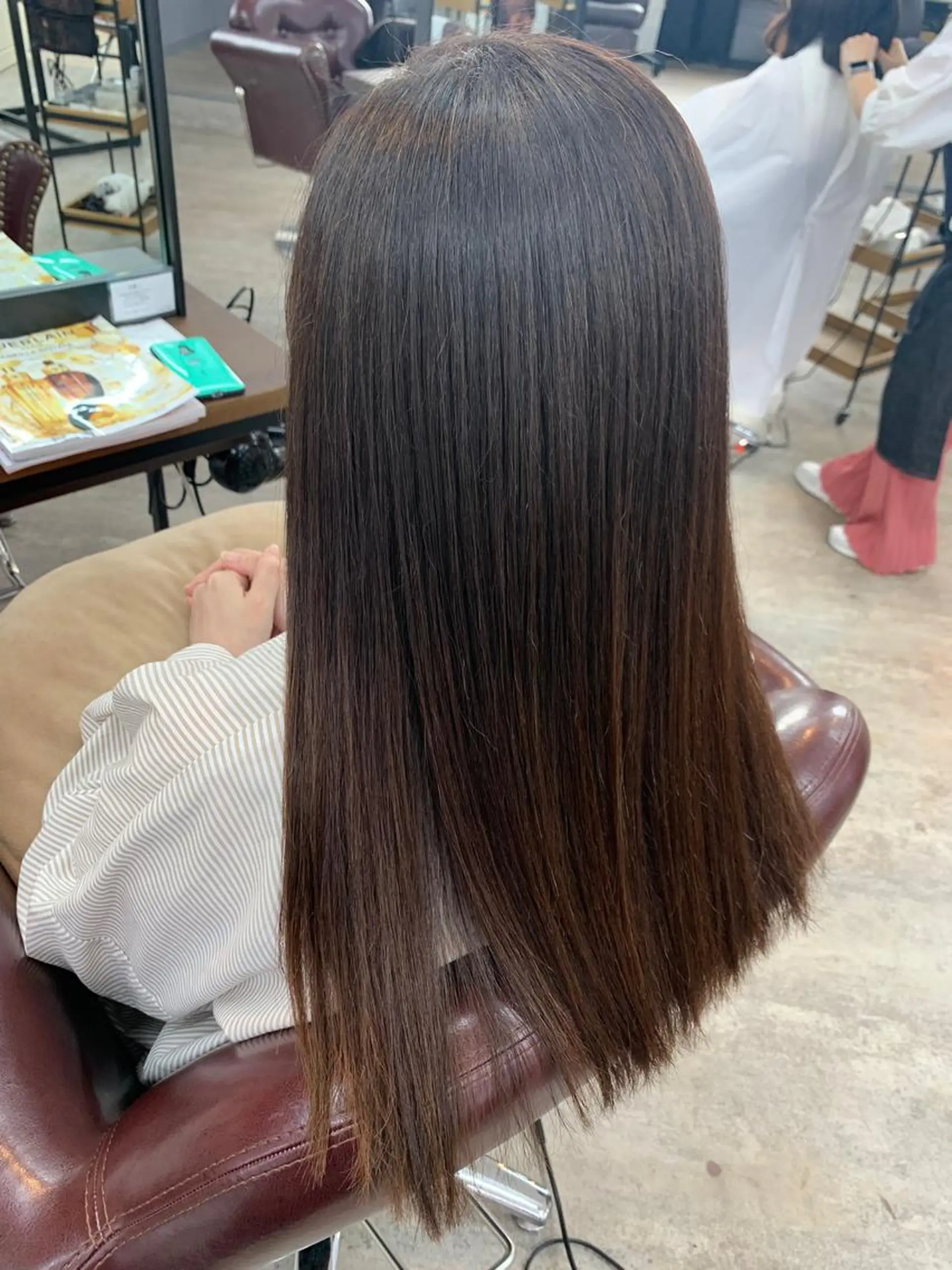 ロング カット 縮毛矯正 🍓若山　未羽🍓 ReCharme新保のヘアスタイル