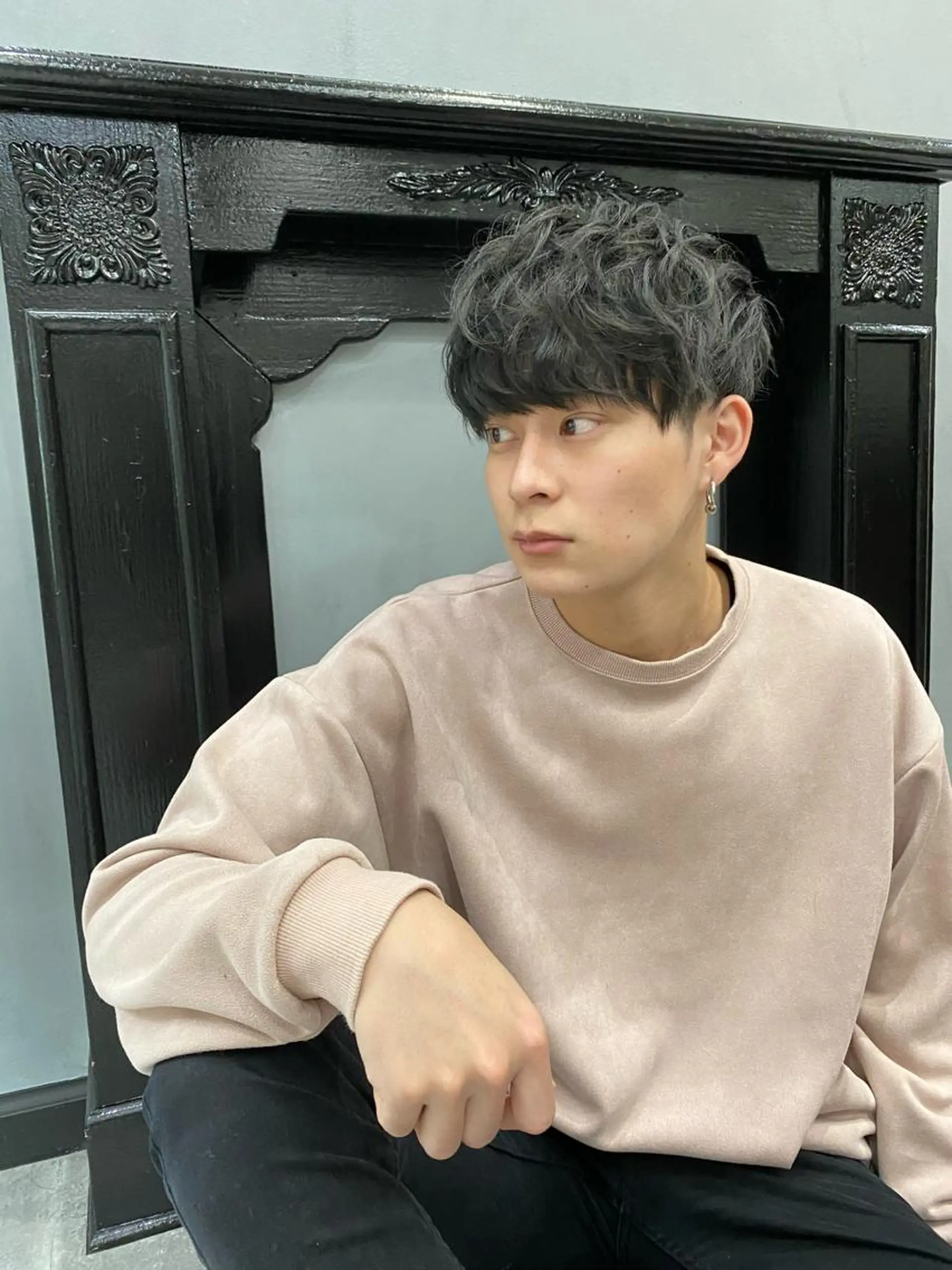 ショート 艶カラー/フェイス レイヤー/たむのヘアスタイル