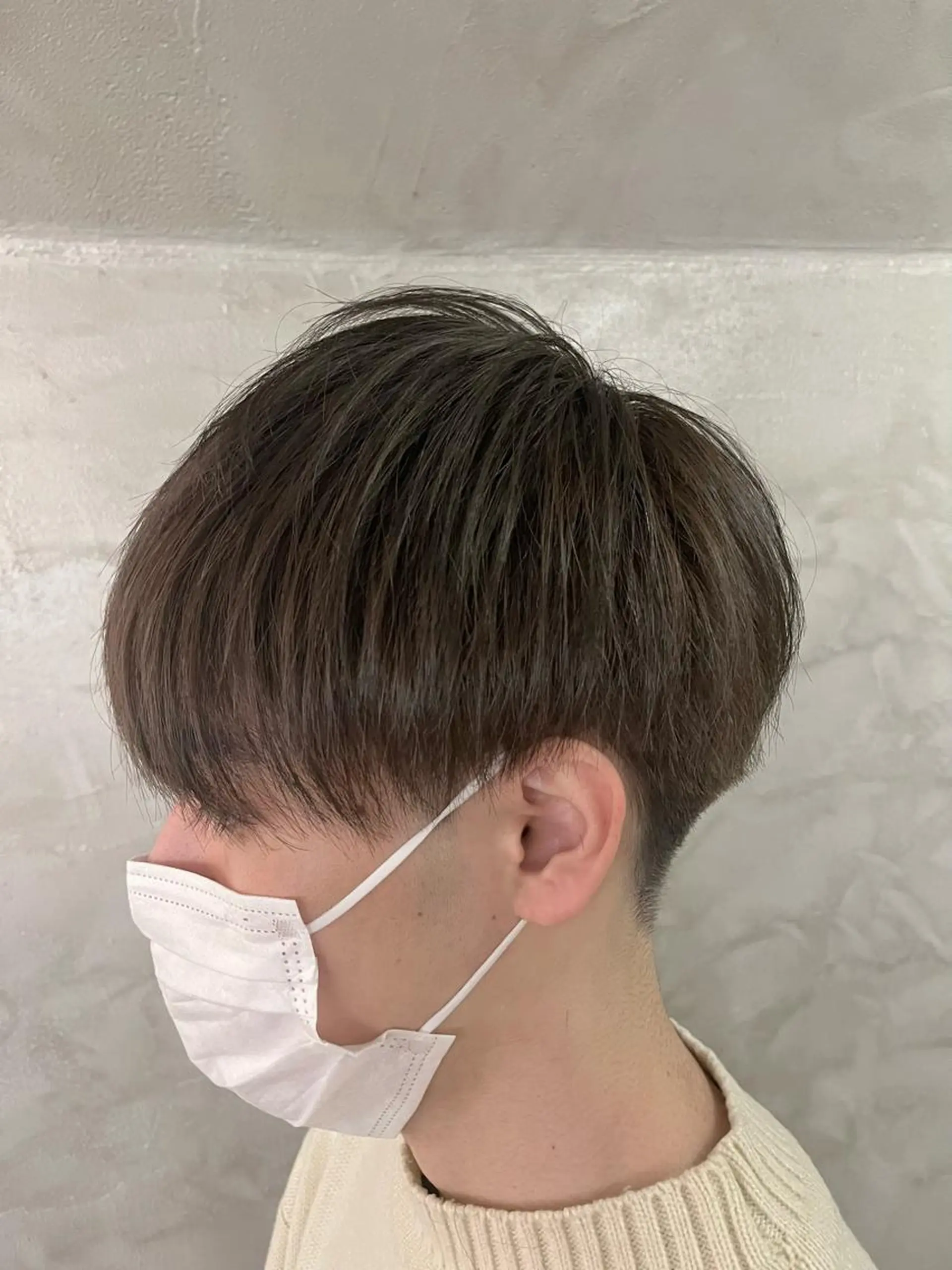 カラー メンズ メンズブリーチ ベージュカラー ブリーチ ブリーチなしカラー FUJINO RYOのヘアスタイル
