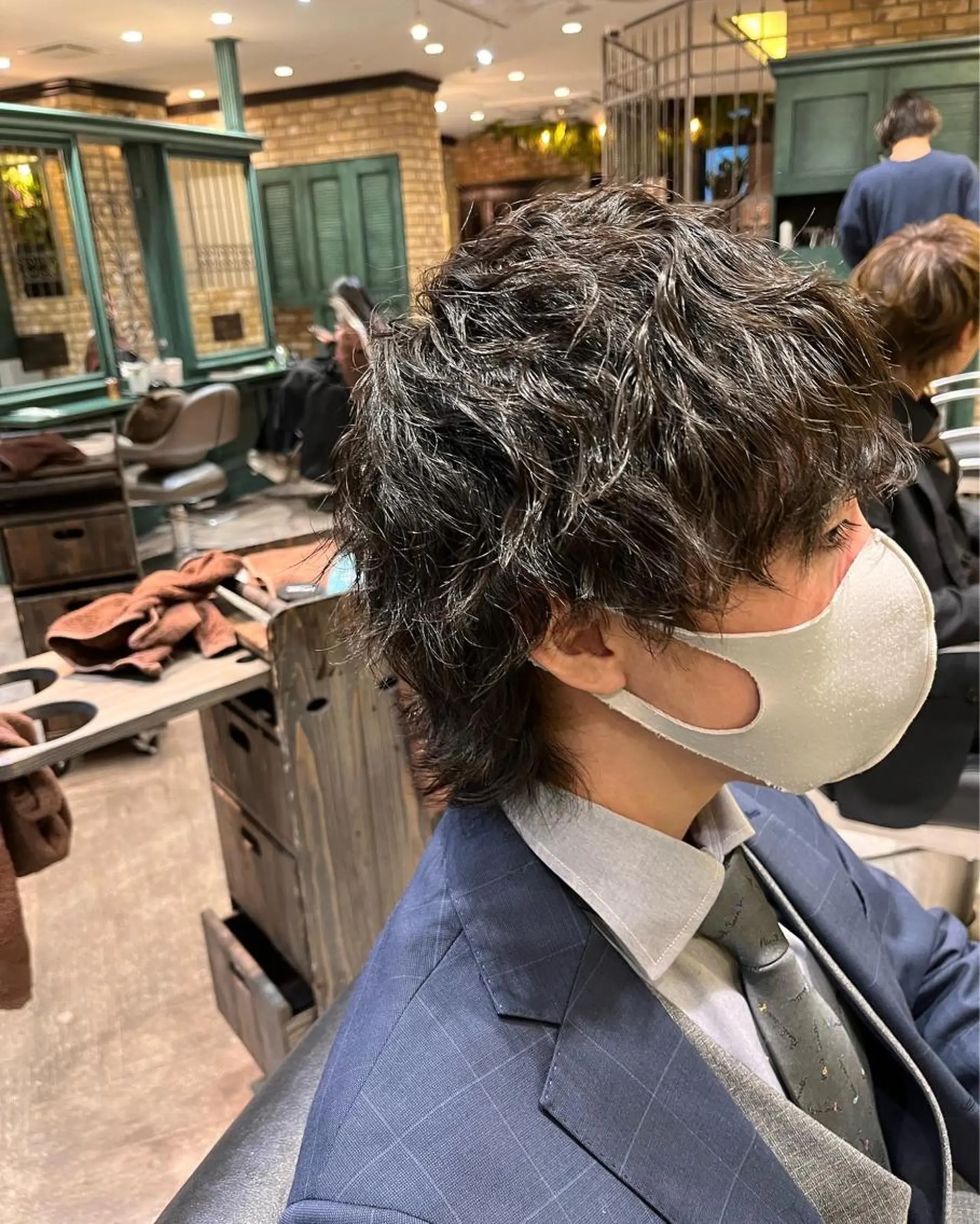 パーマ メンズ メンズパーマ Monan渋谷所属・Monan渋谷 YUUKIのヘアスタイル