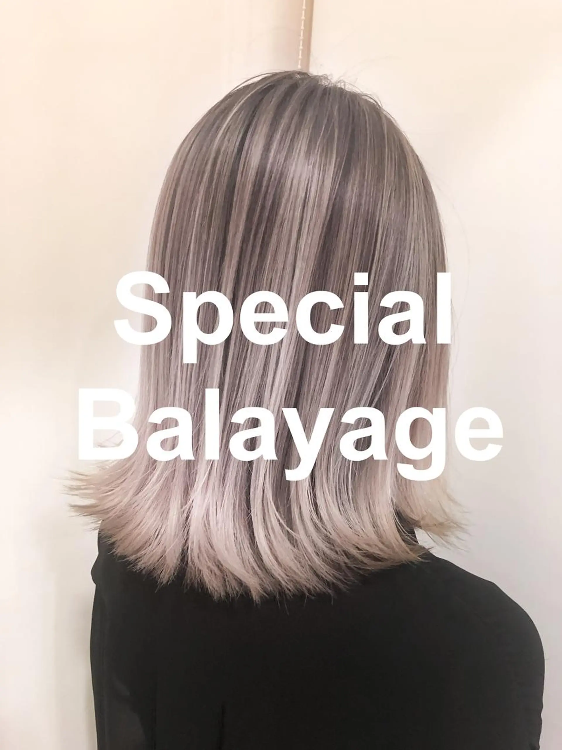 ミディアム カラー バレイヤージュ レイヤーカット ヘアカラー トリートメント WONK. ウォンク 心斎橋のヘアスタイル