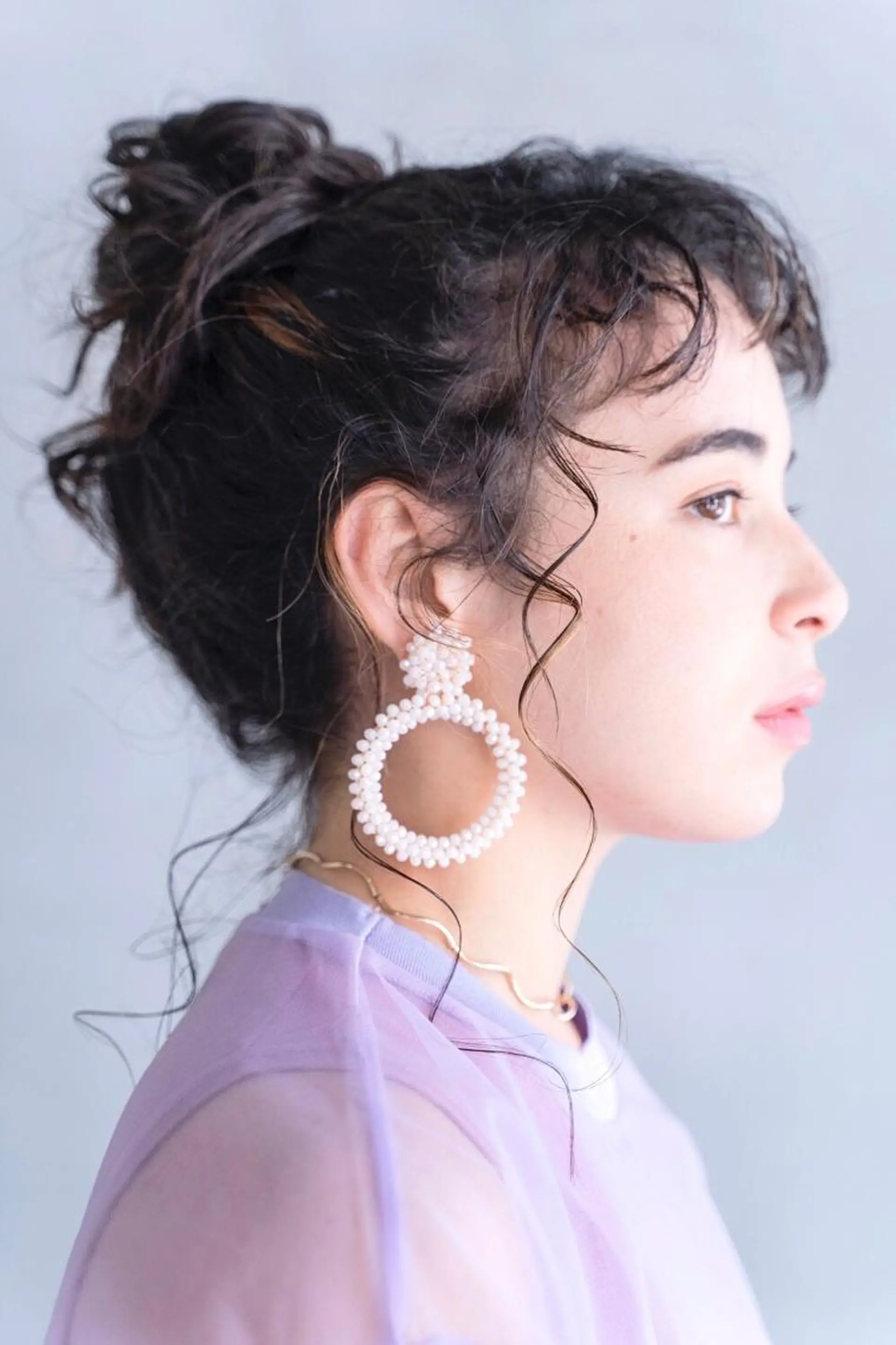 ミディアム カラー ヘアアレンジ ミディアムパーマ アクアカラー ダブルカラー グラデーションカラー ハイライトカラー 💈Chlom💈_ 公式_NewOpenのヘアスタイル
