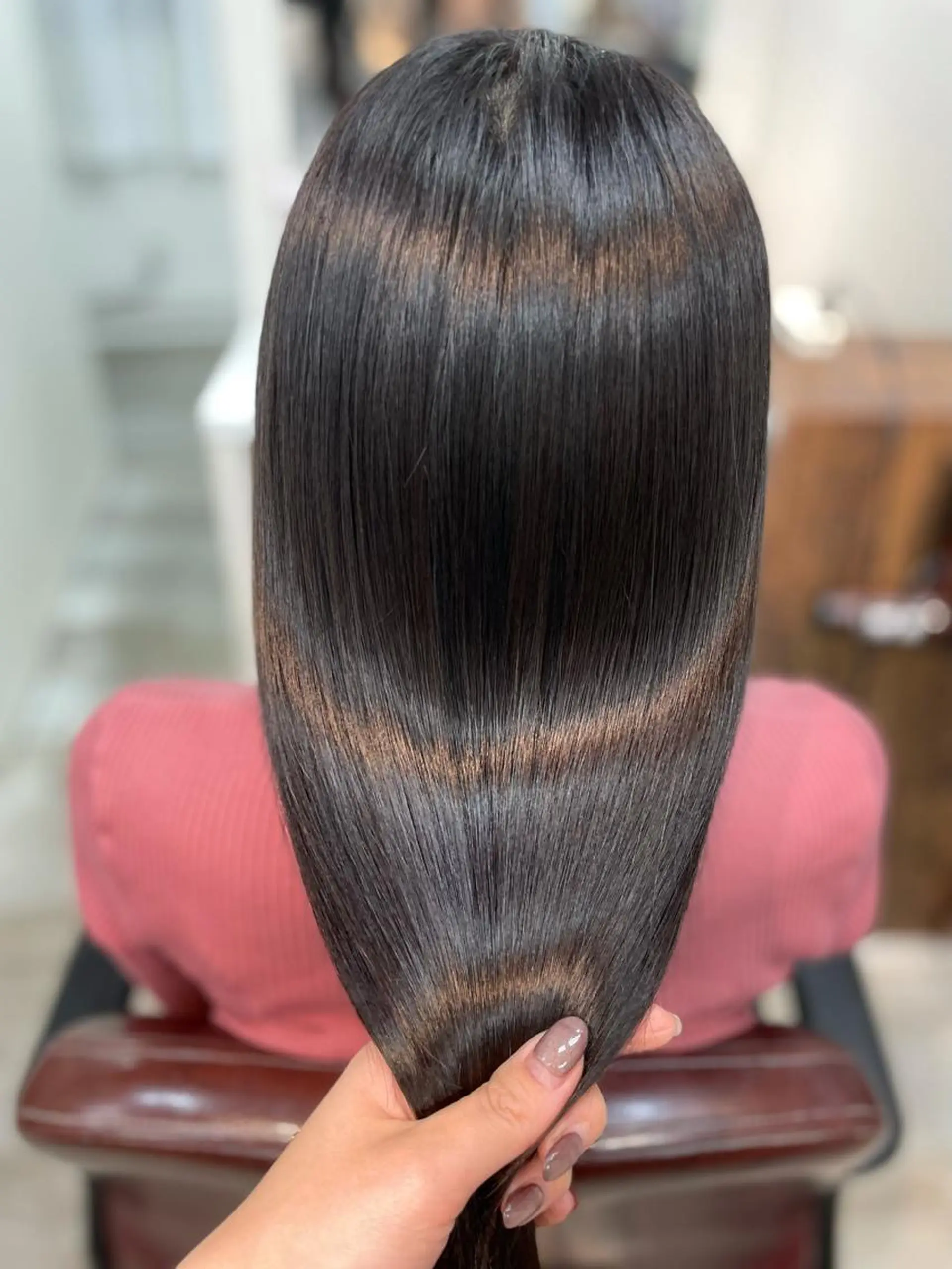 ロング カラー ヘアカラー トリートメント 韓国ヘア🤍髪質改善 🇰🇷AKANEのヘアスタイル