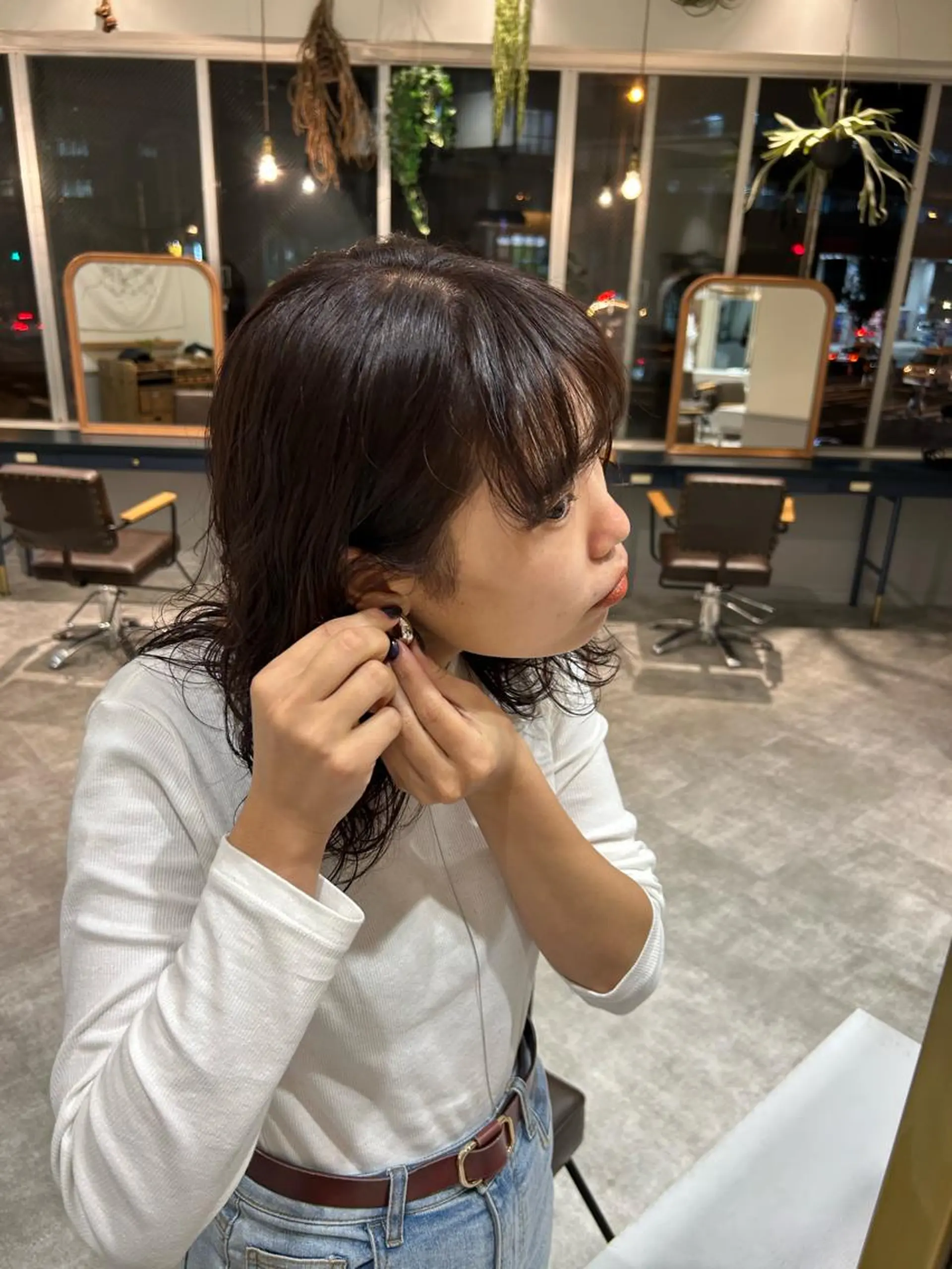 セミロング sliver renのヘアスタイル