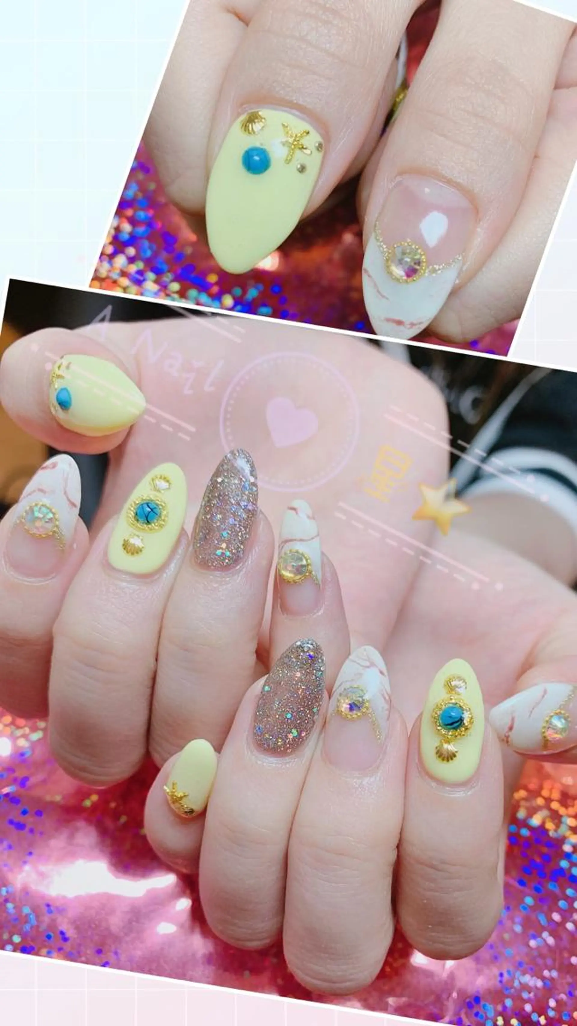 ネイル ハンドネイル AIRA  Eyelash&Nail所属・汐 xi.のネイルデザイン