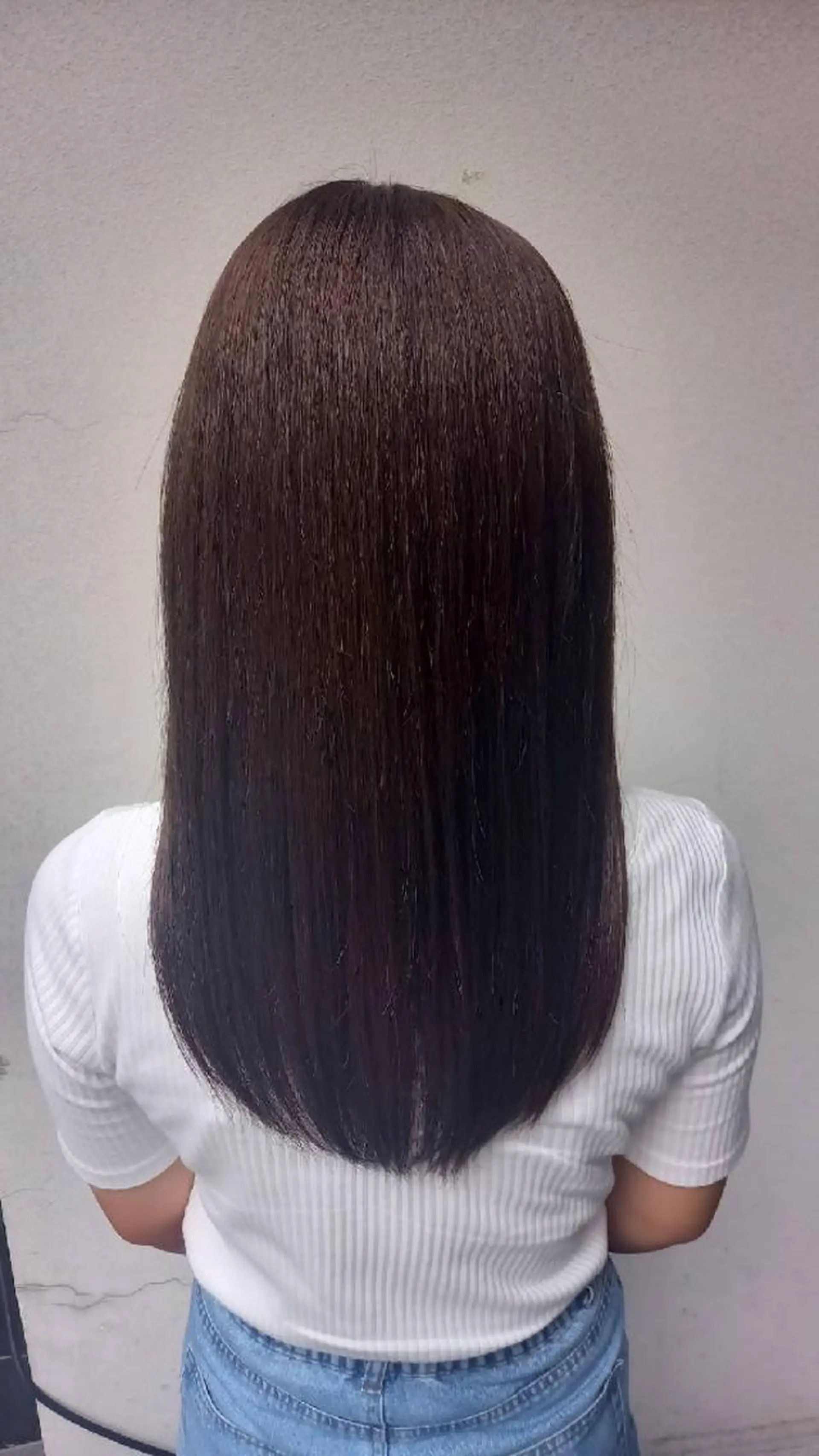 セミロング アッシュ アッシュブラウン カット ヘアカラー 縮毛矯正 トリートメント Anna Lanna表参道所属・⭐髪質改善⭐韓国風 ディレクターＫＯＨのヘアスタイル