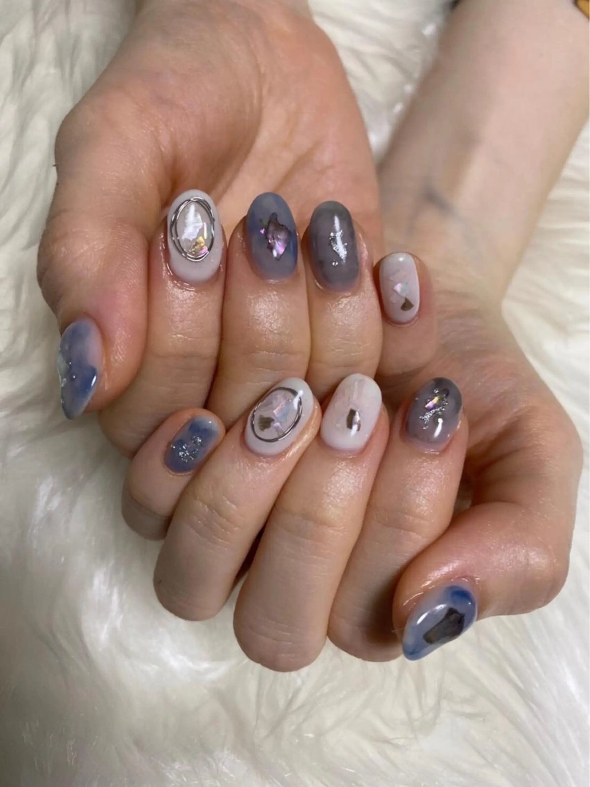 ネイル ニュアンスネイル kiki nail 二子玉川のネイルデザイン