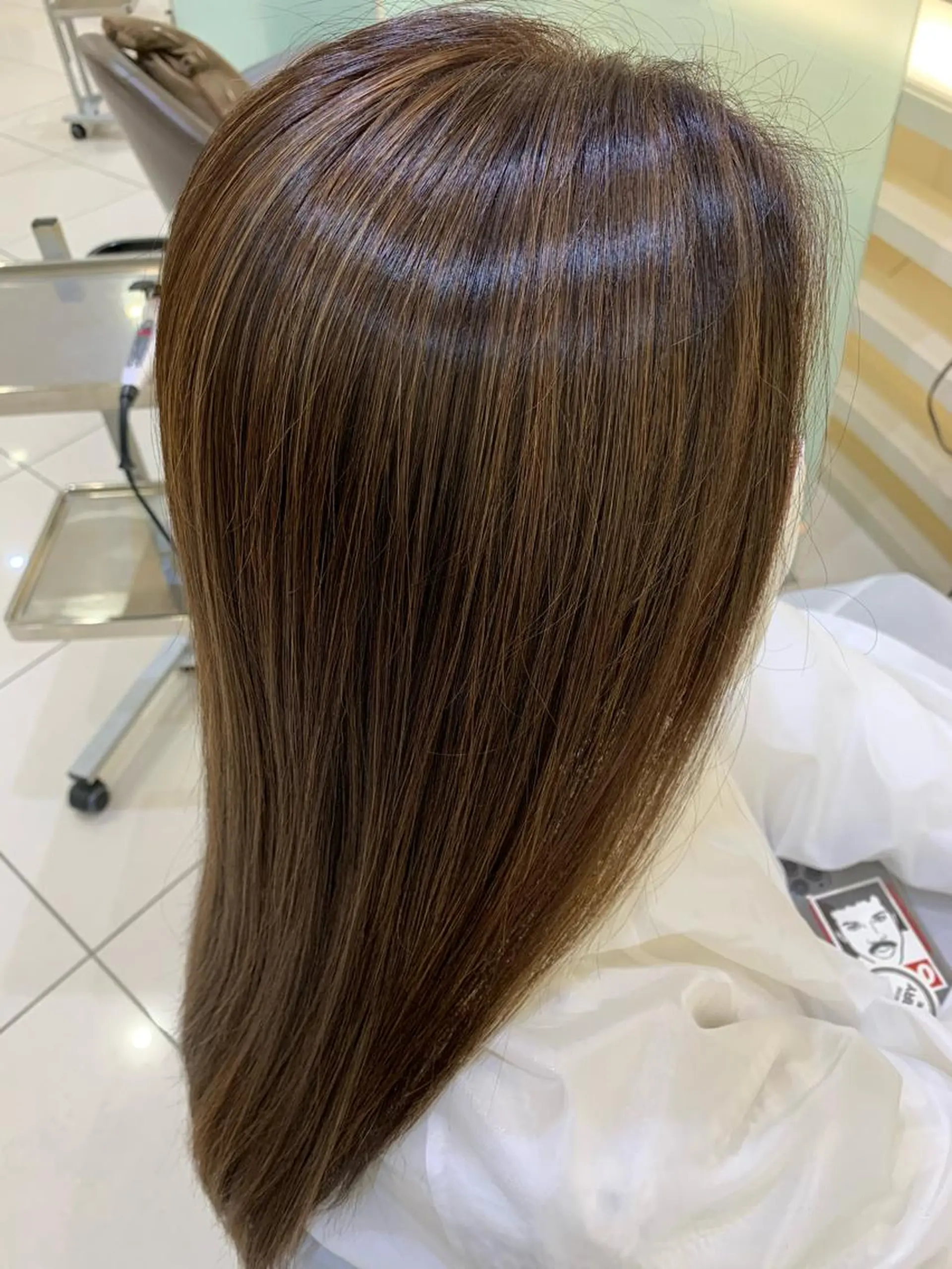 ロング カラー ハイライトカラー ハイライト 🌹似合わせカラー/ 酸性縮毛🌹野本麗奈のヘアスタイル