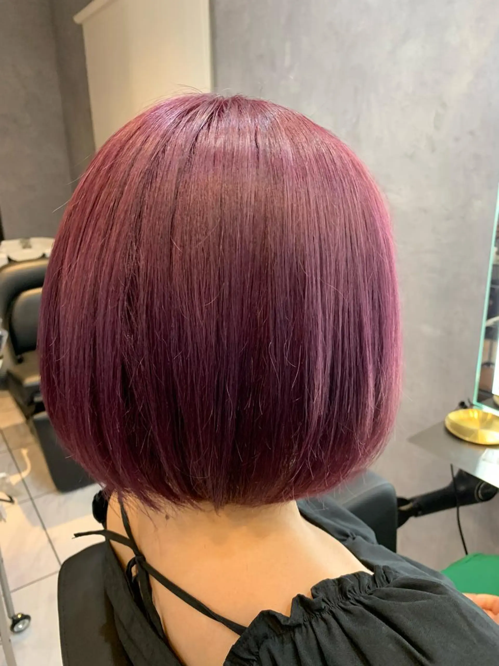 ショート カラー ラベンダーカラー ピンクカラー ピンクラベンダー ヘアカラー トリートメント 透明感/ブリーチ縮毛 /髪質改善/星野純一のヘアスタイル