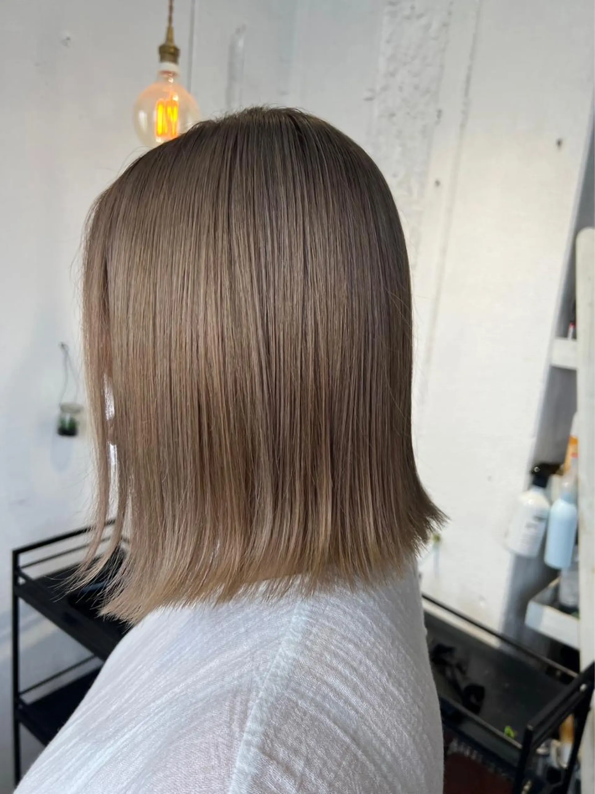 ミディアム 切りっぱなしボブ ボブ inc新小岩北口店 🫧Nichikaのヘアスタイル