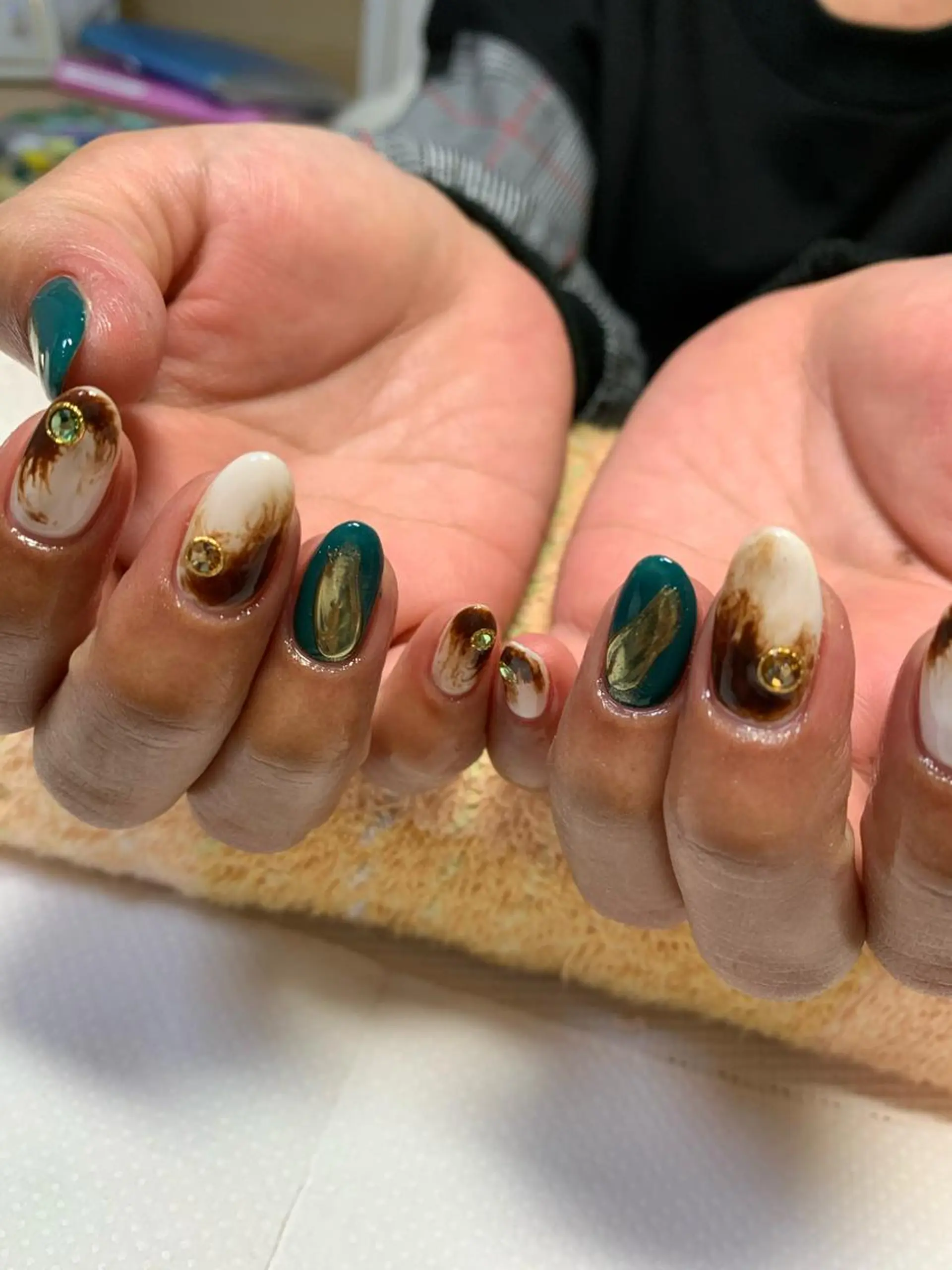 ネイル rukianail 新里のネイルデザイン