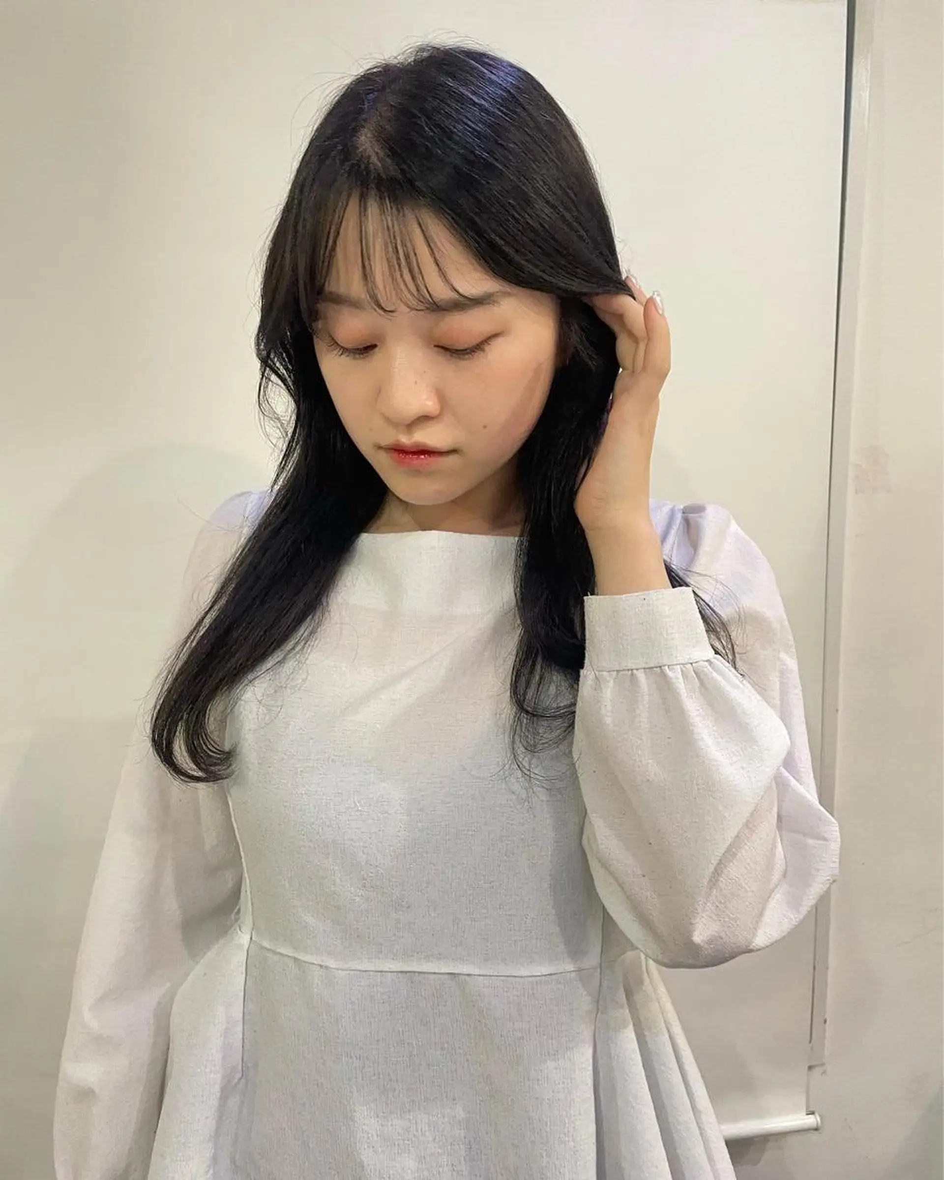 ロング カラー silo所属・silo MOKA 顔周りカット🦦のヘアスタイル