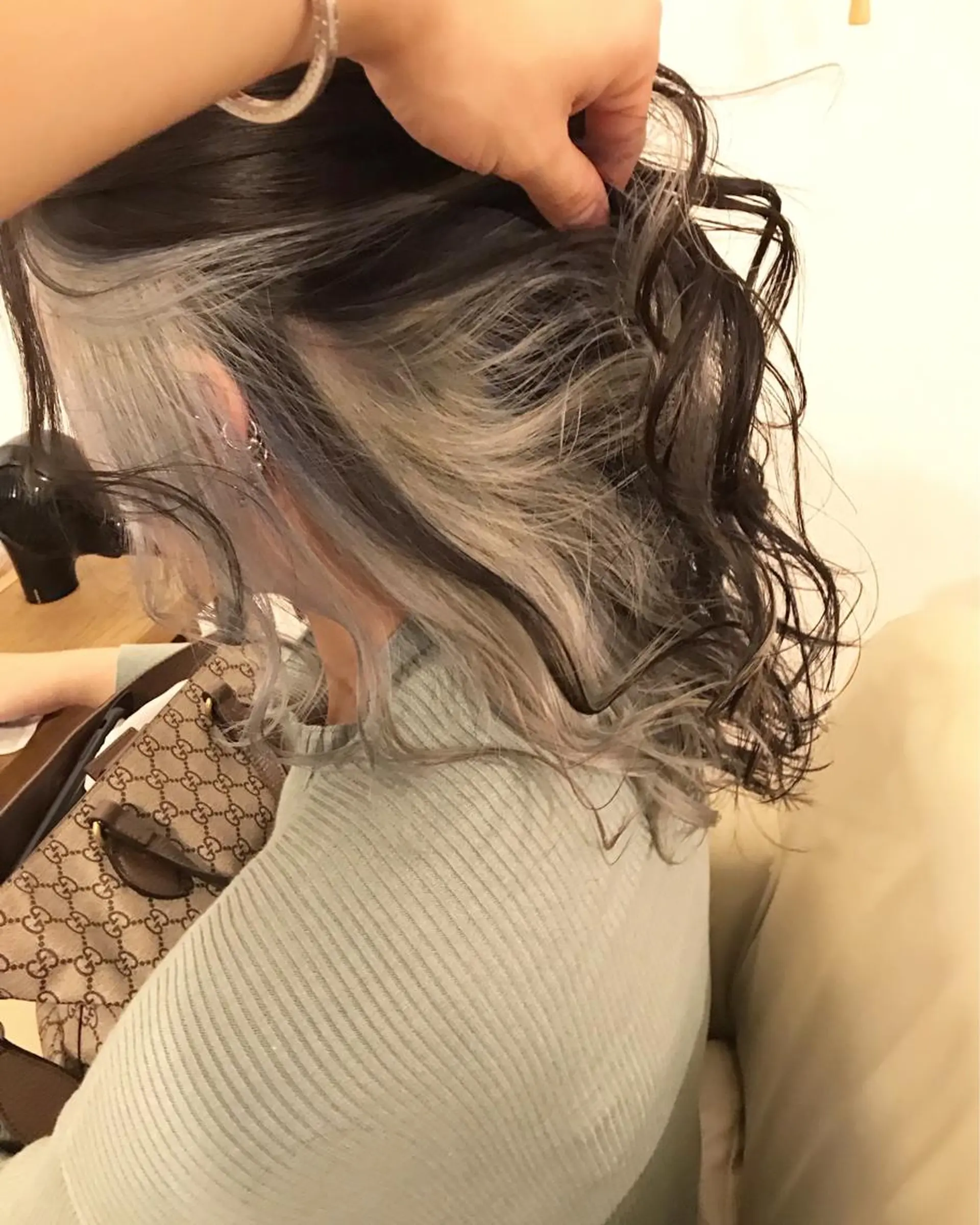 セミロング カラー Joule 大分メンズのヘアスタイル