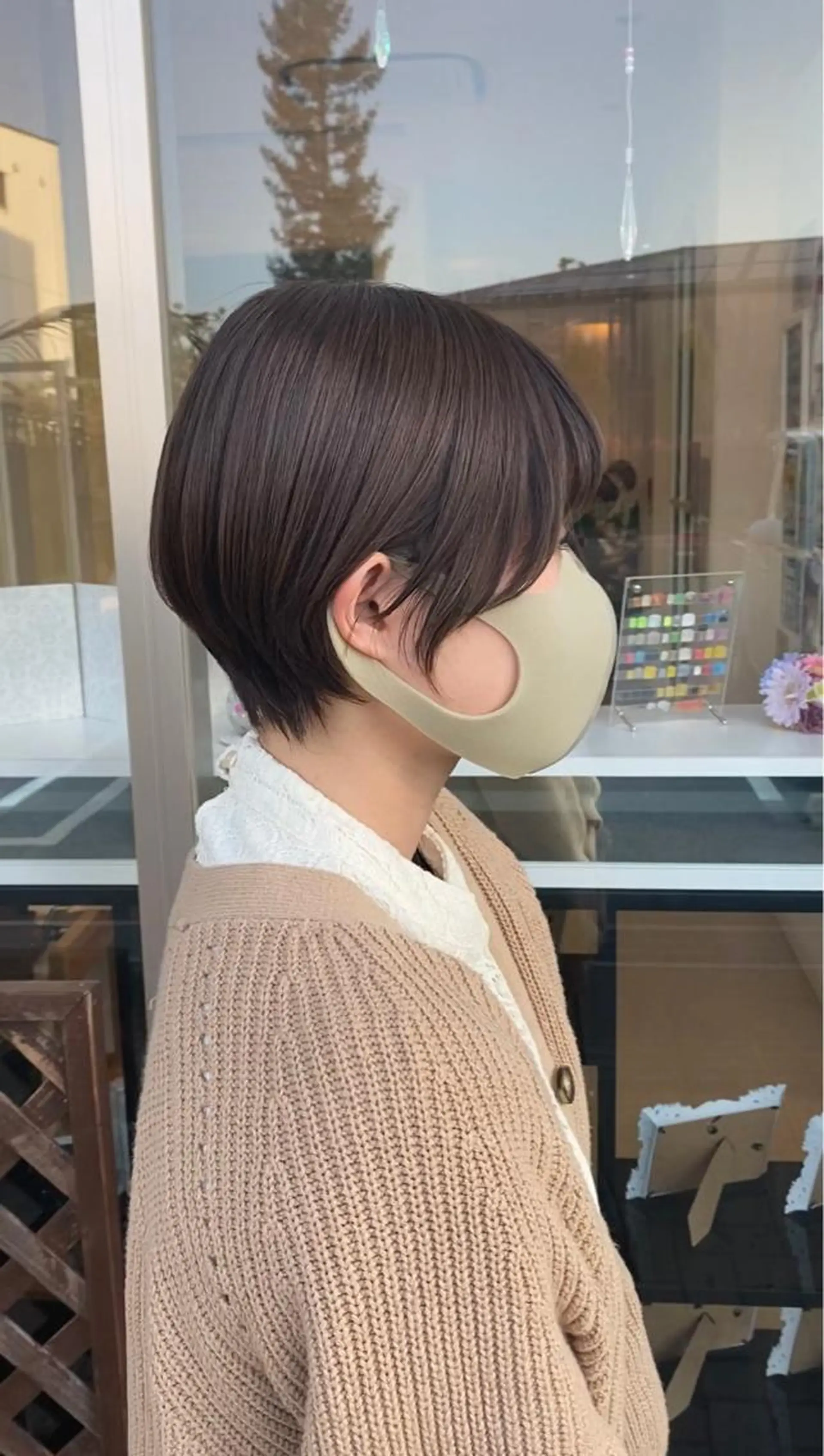 ショート カラー ハンサムショート ショートヘア カット 阿部 響香のヘアスタイル
