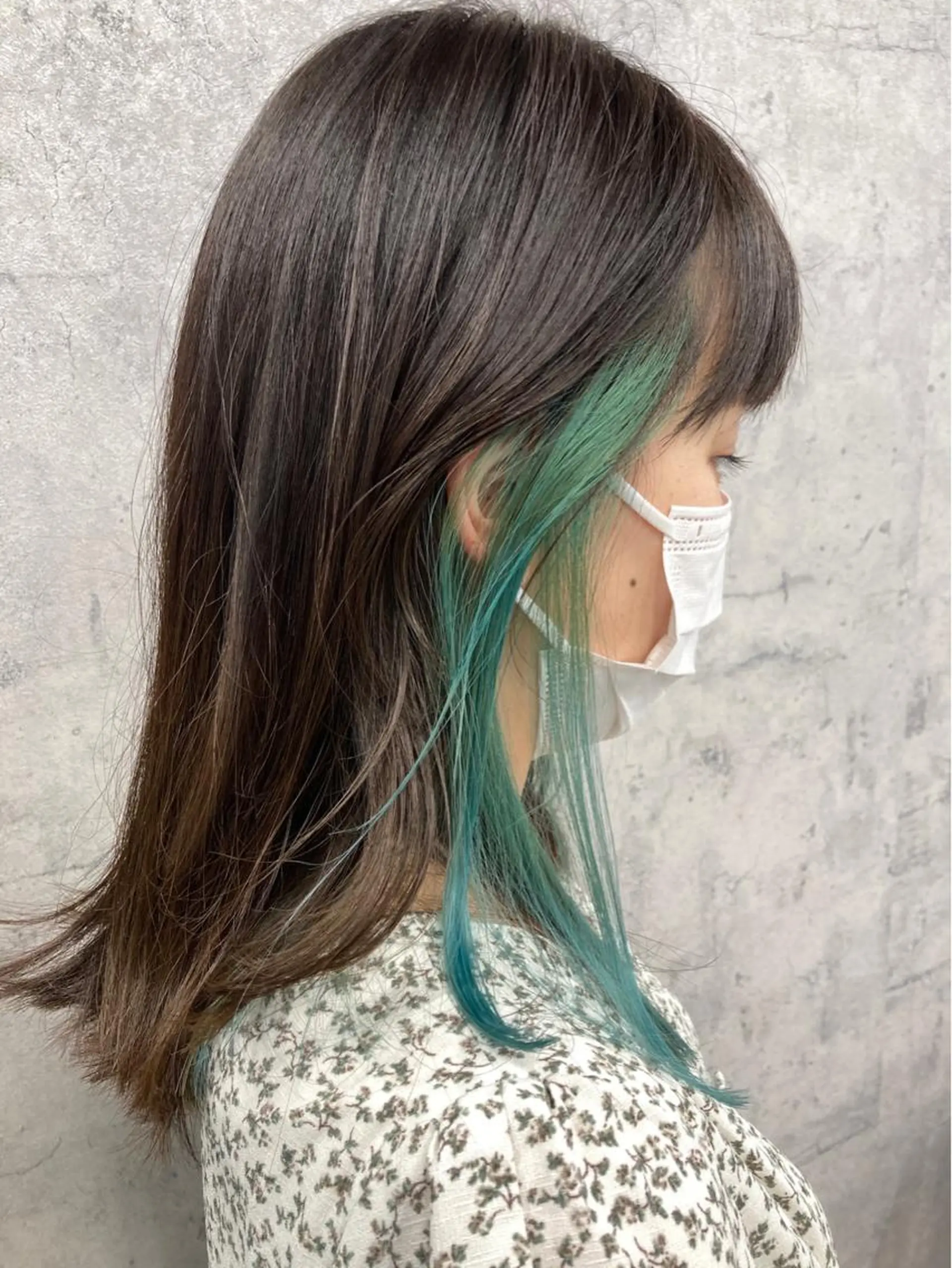 セミロング カラー ヘアアレンジ 口コミ高評価👍✨ フチタミサオ🦋のヘアスタイル