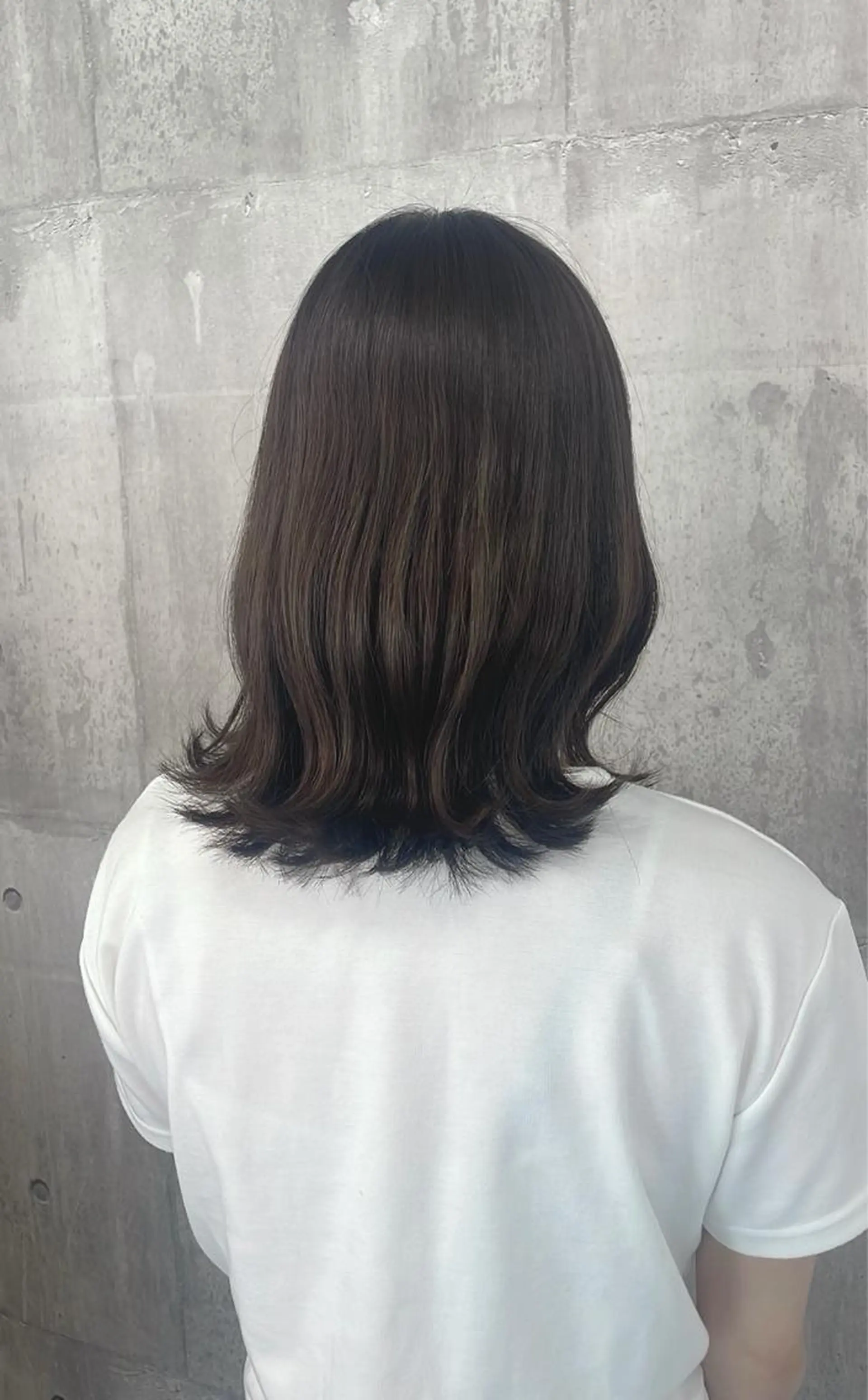 カラー グレージュ カット ヘアカラー _WHITE浜松店 もえかのヘアスタイル