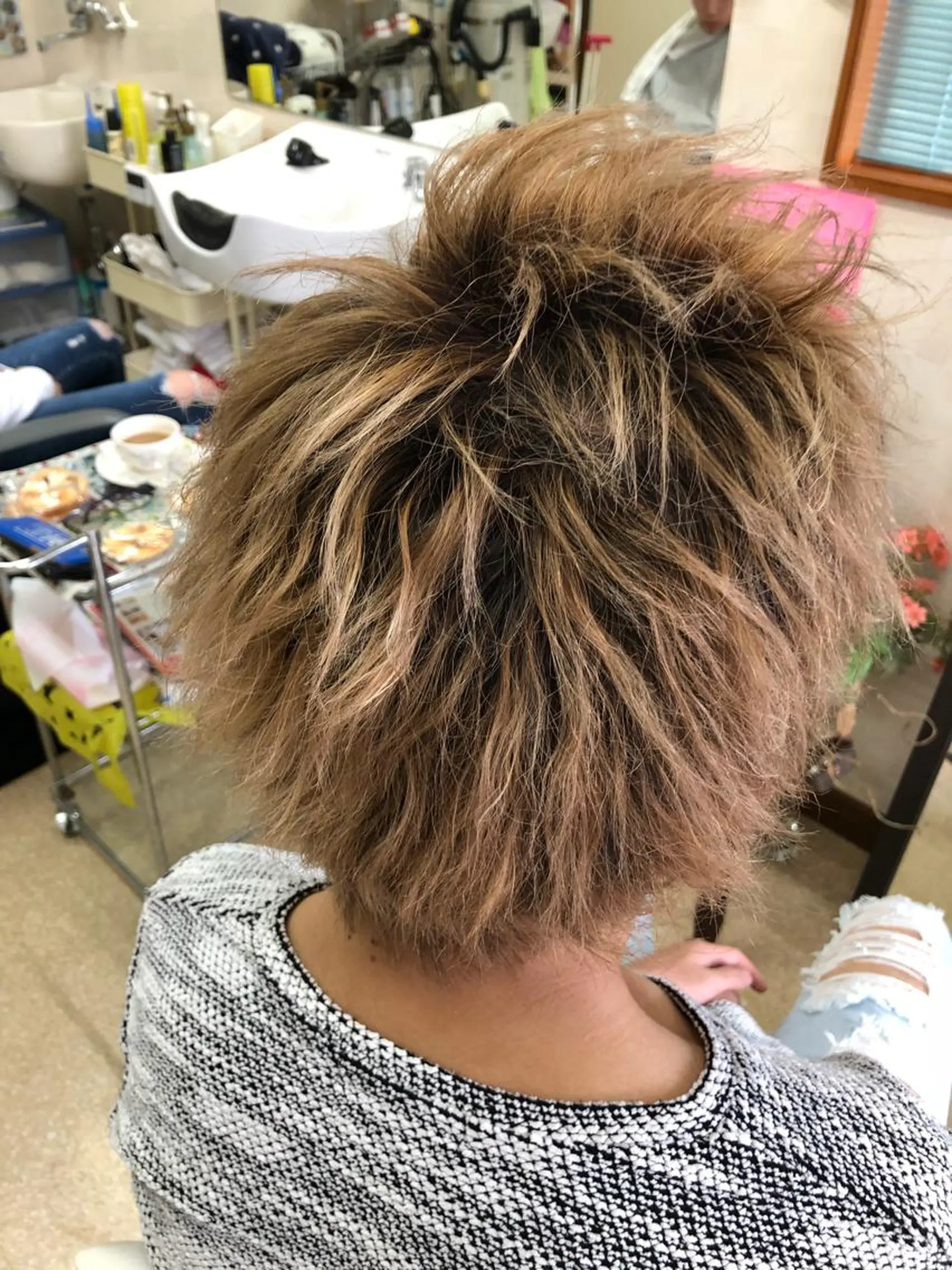パーマ メンズ メンズブリーチ メンズパーマ ヘアサロン モカ所属・石塚 浩のヘアスタイル