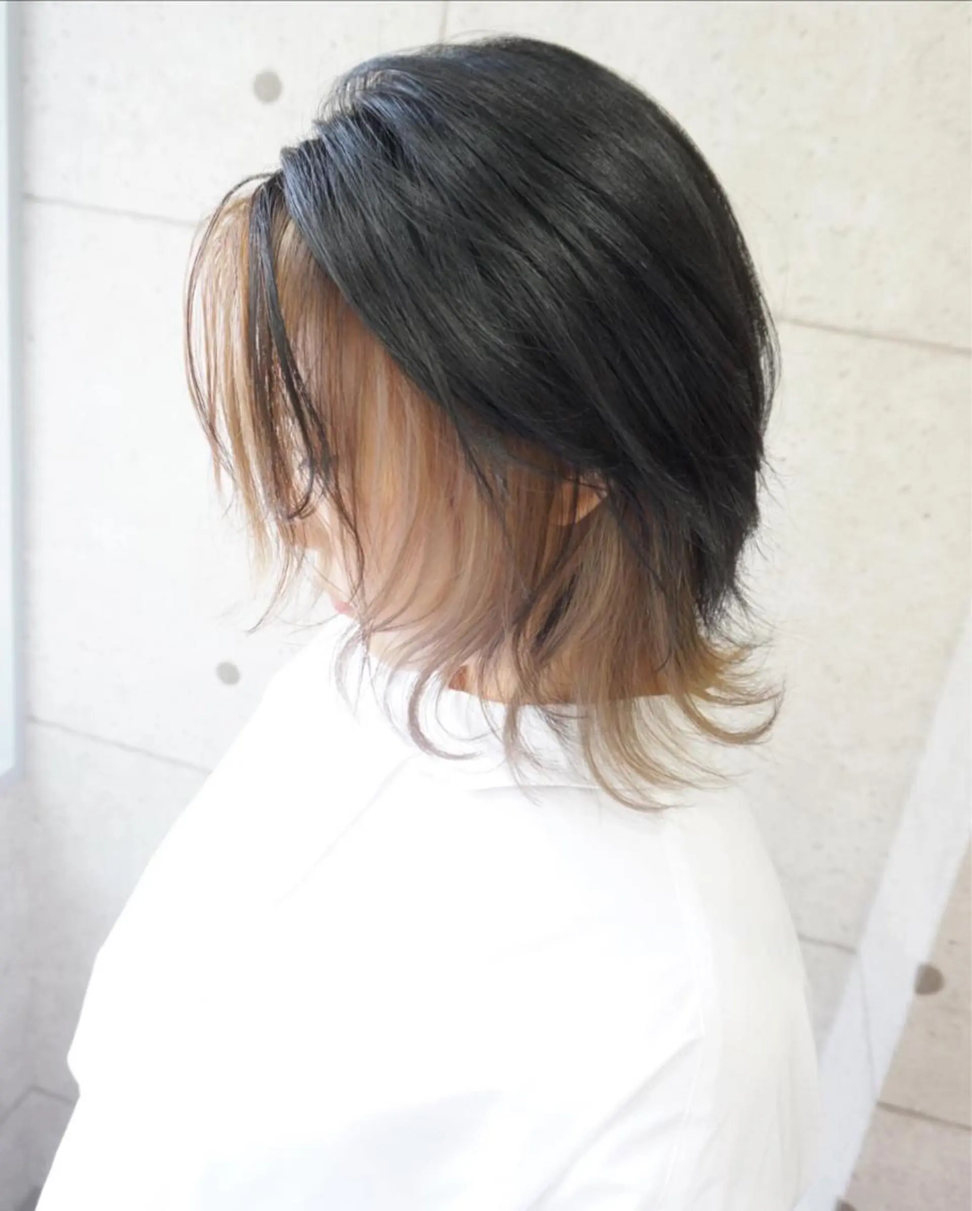 ミディアム ウルフカット hair teria ryu 大塚のヘアスタイル