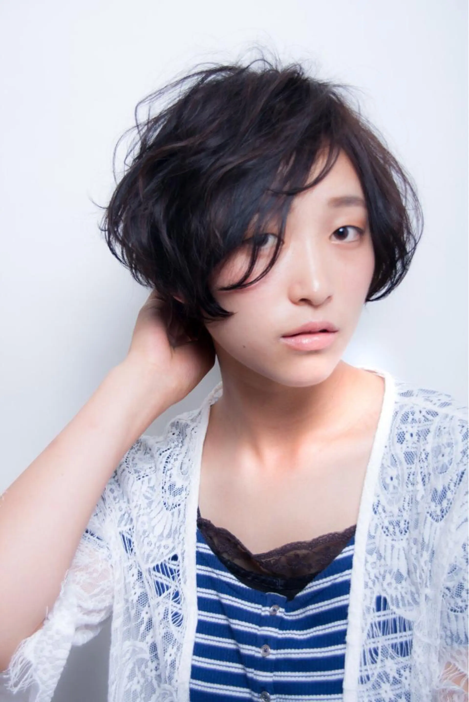 ショート カラー パーマ RESBORN所属・長岡 大偉のヘアスタイル